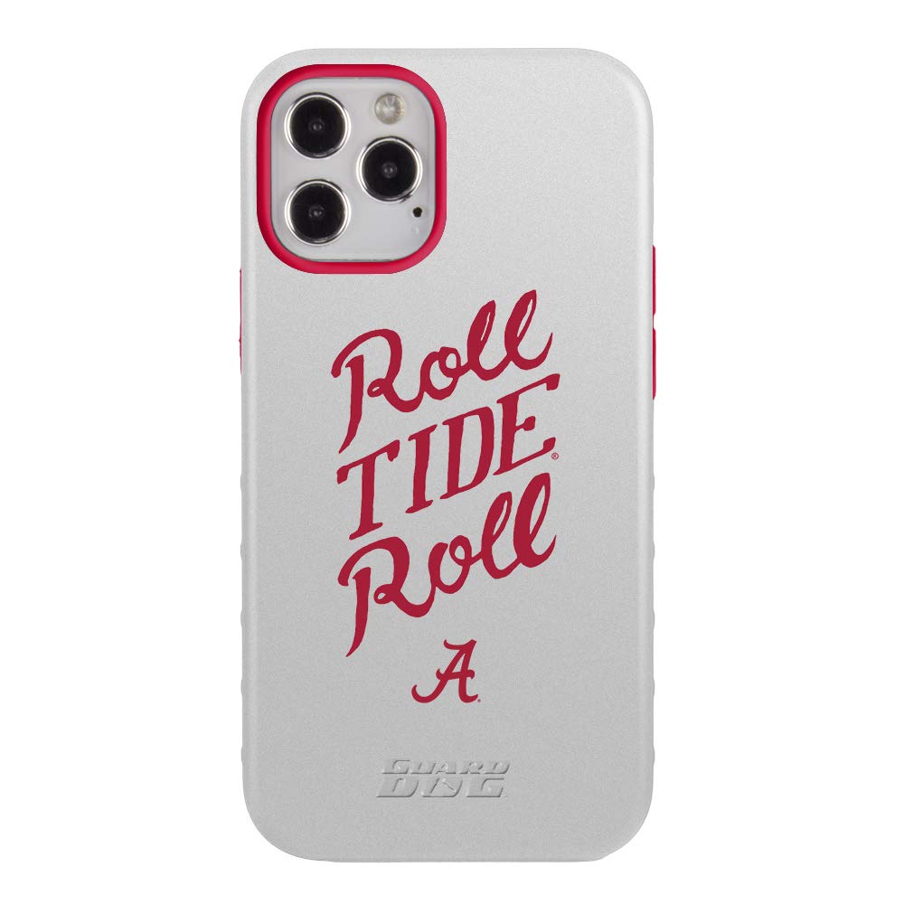 Alabama Crimson Tide iPhone 12/12 Pro Hybrid Case - Roll Tide Roll - Durable Protective Cover for iPhone 12 & 12 Pro - Perfect for Game Days, School Spirit & Alabama Fans