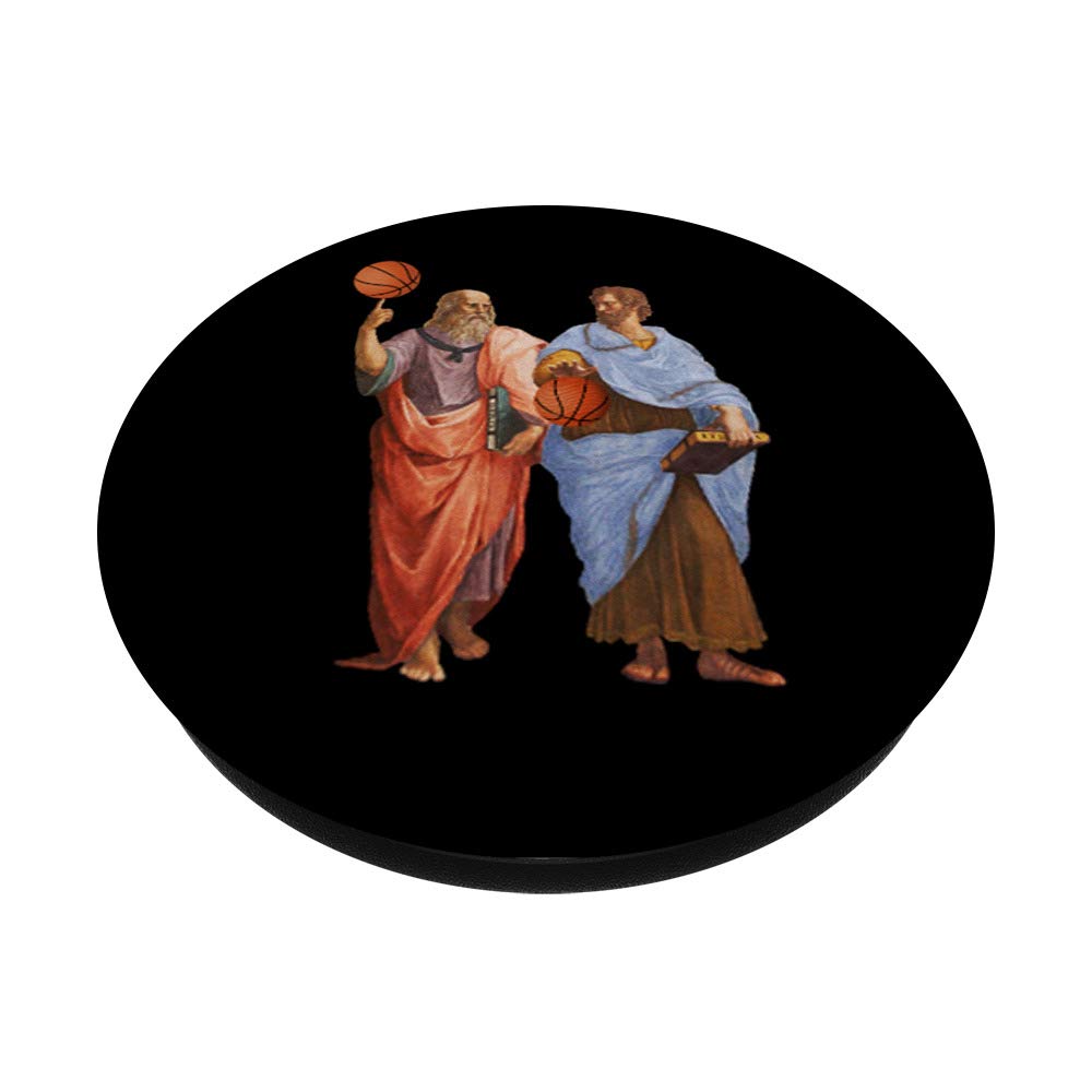 Philosopher PopSockets - Aristotle & Plato Basketball Grip for Phone & Tablet