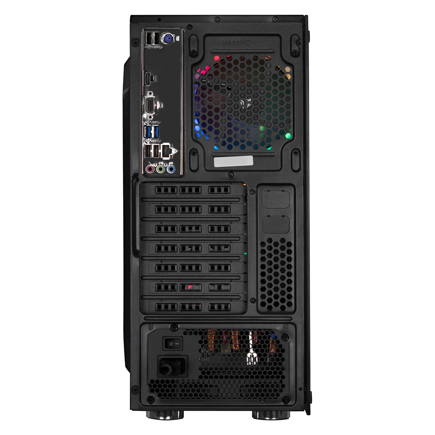 Xtreme PC Gaming Desktop - AMD Radeon Vega Renoir Ryzen 7 4750G, 16GB RAM, 500GB SSD + 3TB HDD, 27
