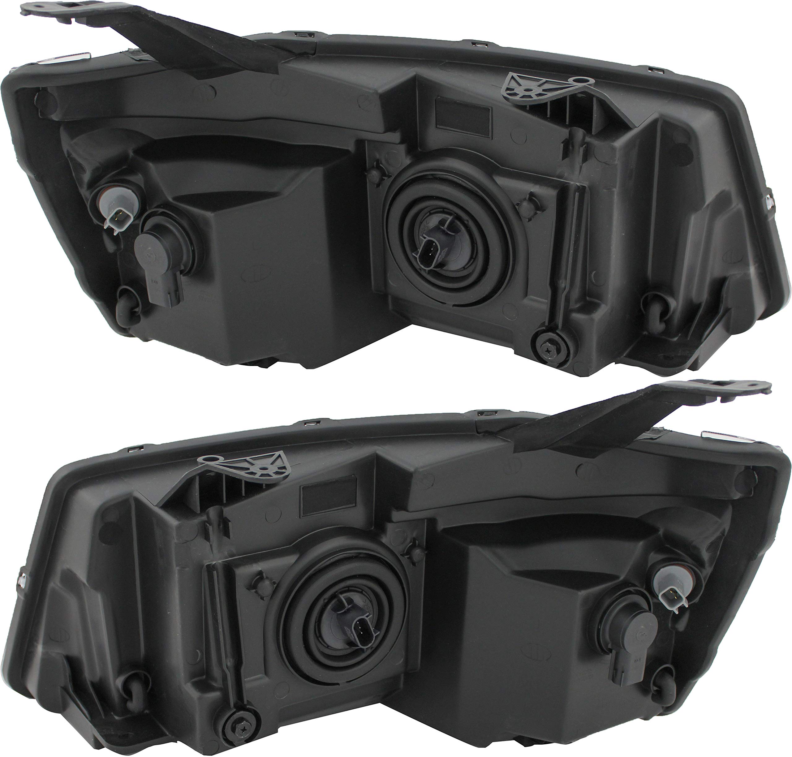 2006-2009 Pontiac Torrent Headlight Assembly Set - Halogen Replacement Lamps for Driver & Passenger Side | Perfect for Night Driving & Auto Restoration Projects