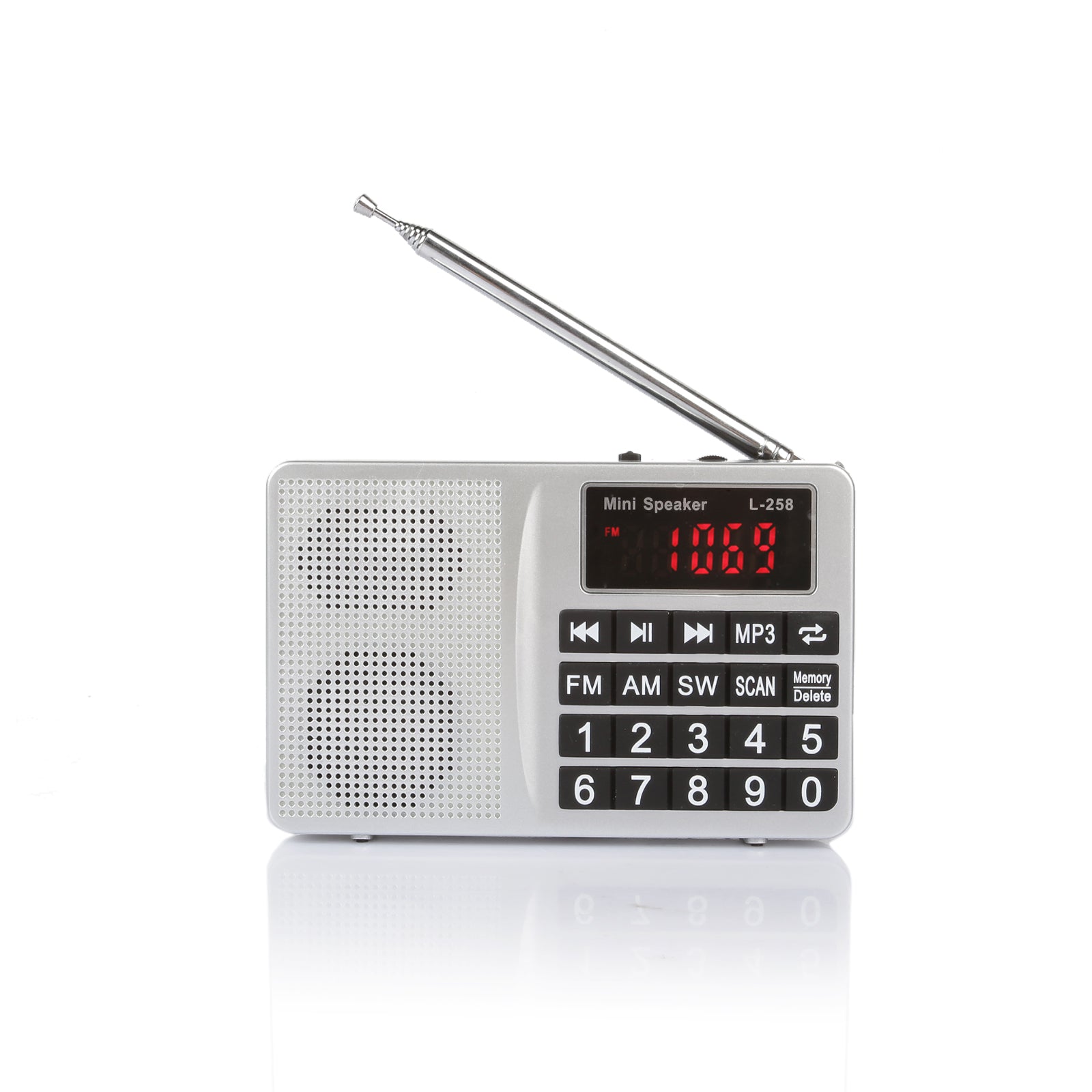 RF21 Portable Shortwave Radio with AM/FM/SW World Band Reception - Ideal for Travel, Emergency, and Outdoor Adventures