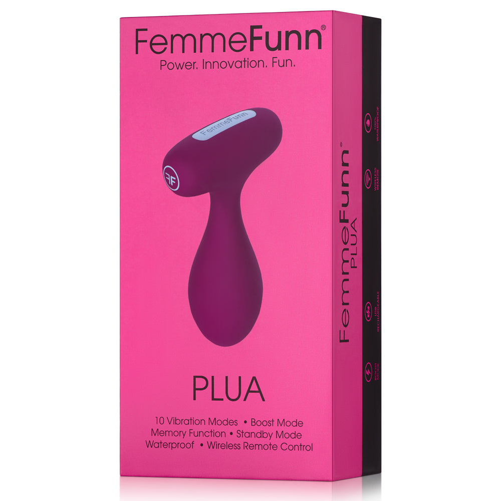 FemmeFunn Plus Remote Control Vibrating Butt Plug - Waterproof & Rechargeable Anal Toy for Couples Play, Solo Pleasure & BDSM Fun
