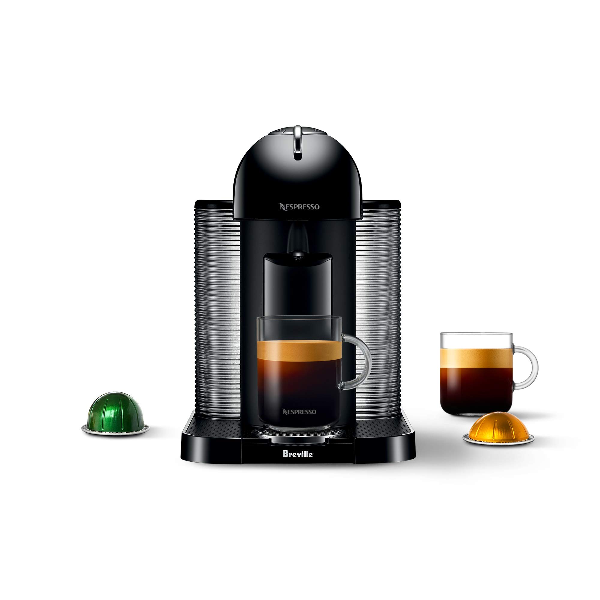 Breville Nespresso Vertuo Coffee and Espresso Machine - Single Serve Pod Brewer for Home & Office, Black | Perfect for Espresso Lovers & Busy Professionals