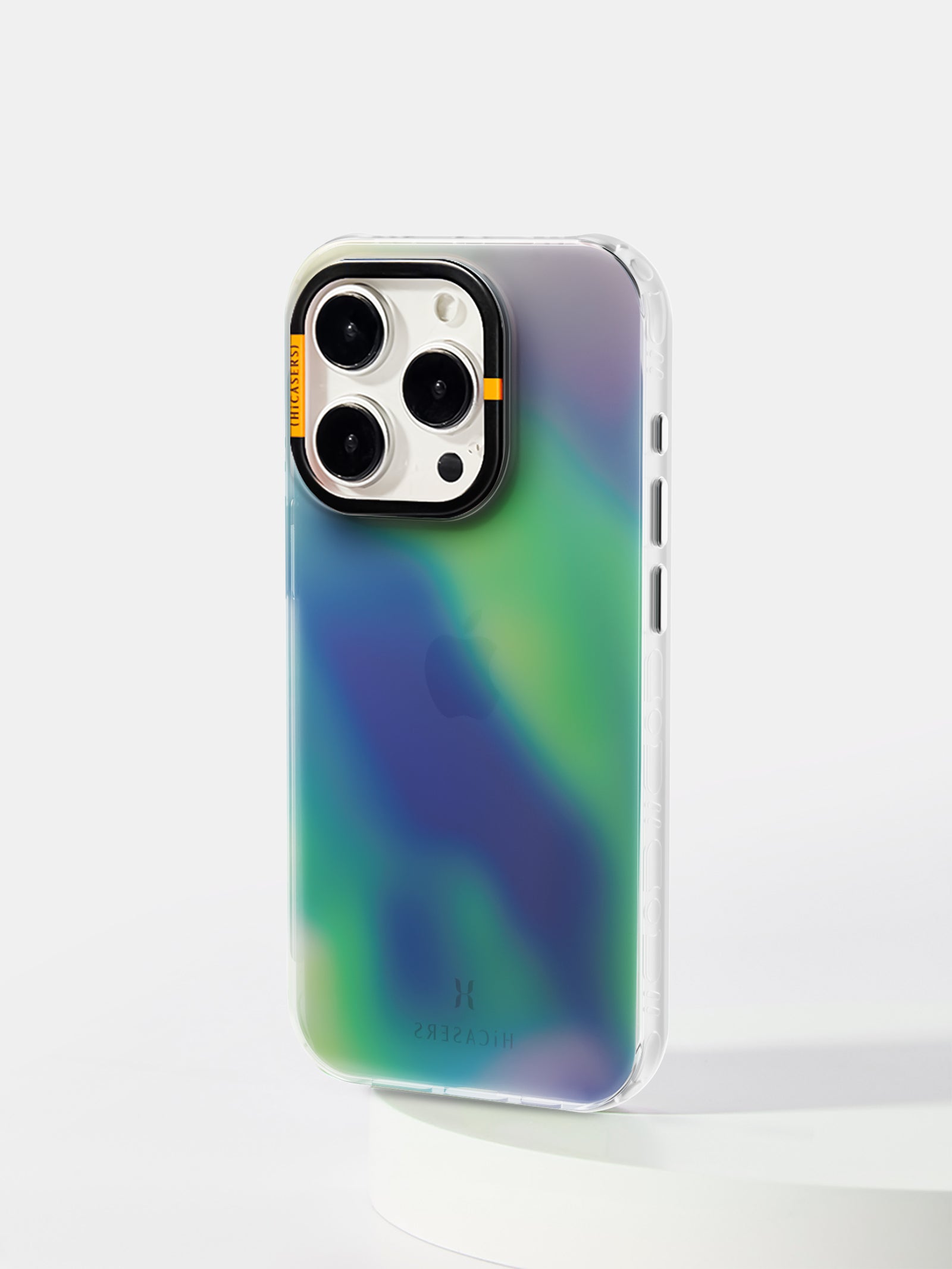 Sky Gradient Iridescent Phone Case - Blue & Green Shimmer - Protective Cover for iPhone & Samsung - Perfect for Everyday Use, Travel & Outdoor Activities