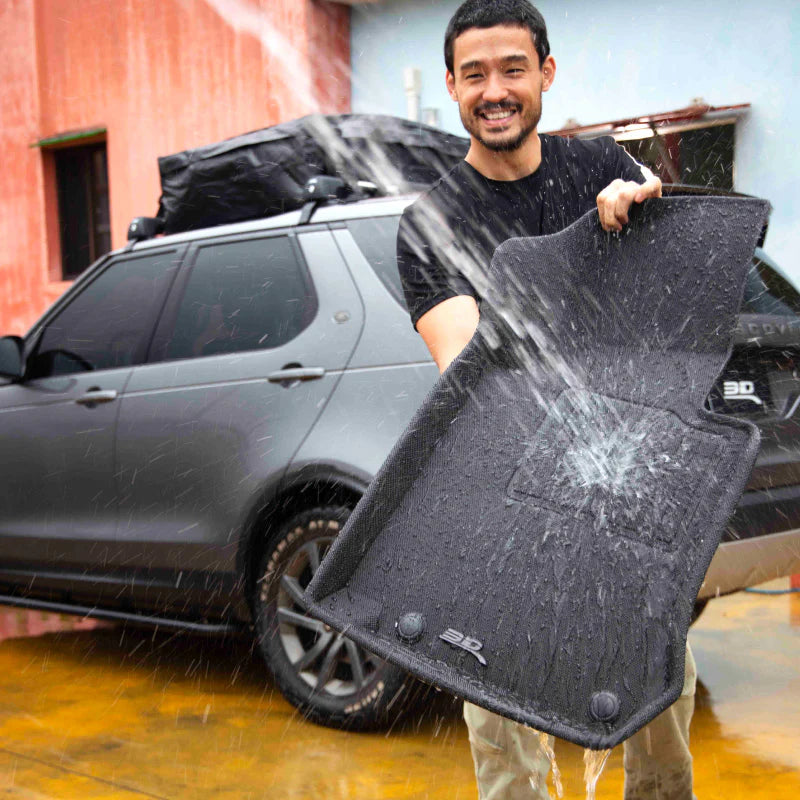 3D MAXpider ACE Kagu All-Weather Floor Mats (Black, Front & Rear) - Perfect Fit for Ram 1500 Quad Cab 2012-2018 - Durable Protection for Mud, Snow & Spills - Ideal for Truck Owners & Off-Road Adventures