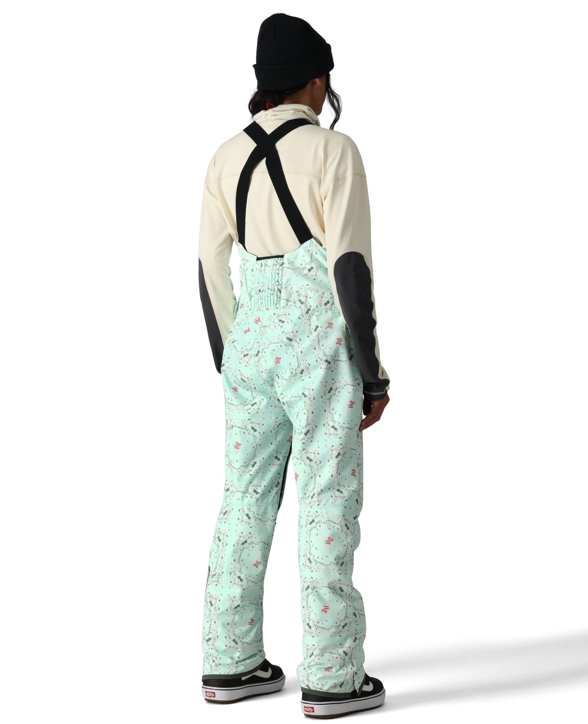 686 Women's Harper Shell Bib Snow Pants 2025 - Waterproof & Insulated Winter Ski Bib Overalls for Snowboarding, Hiking & Cold Weather Activities