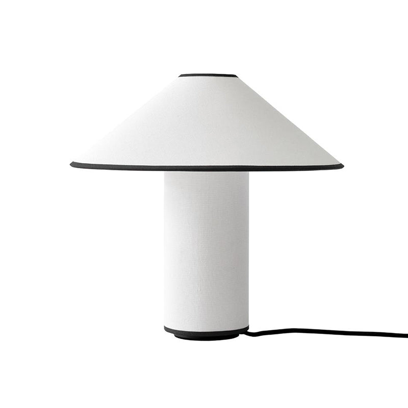 Colette Fabric Table Lamp - Elegant Bedside & Living Room Lighting for Home Decor | Soft Glow Nightstand Lamp for Bedroom, Office, or Study