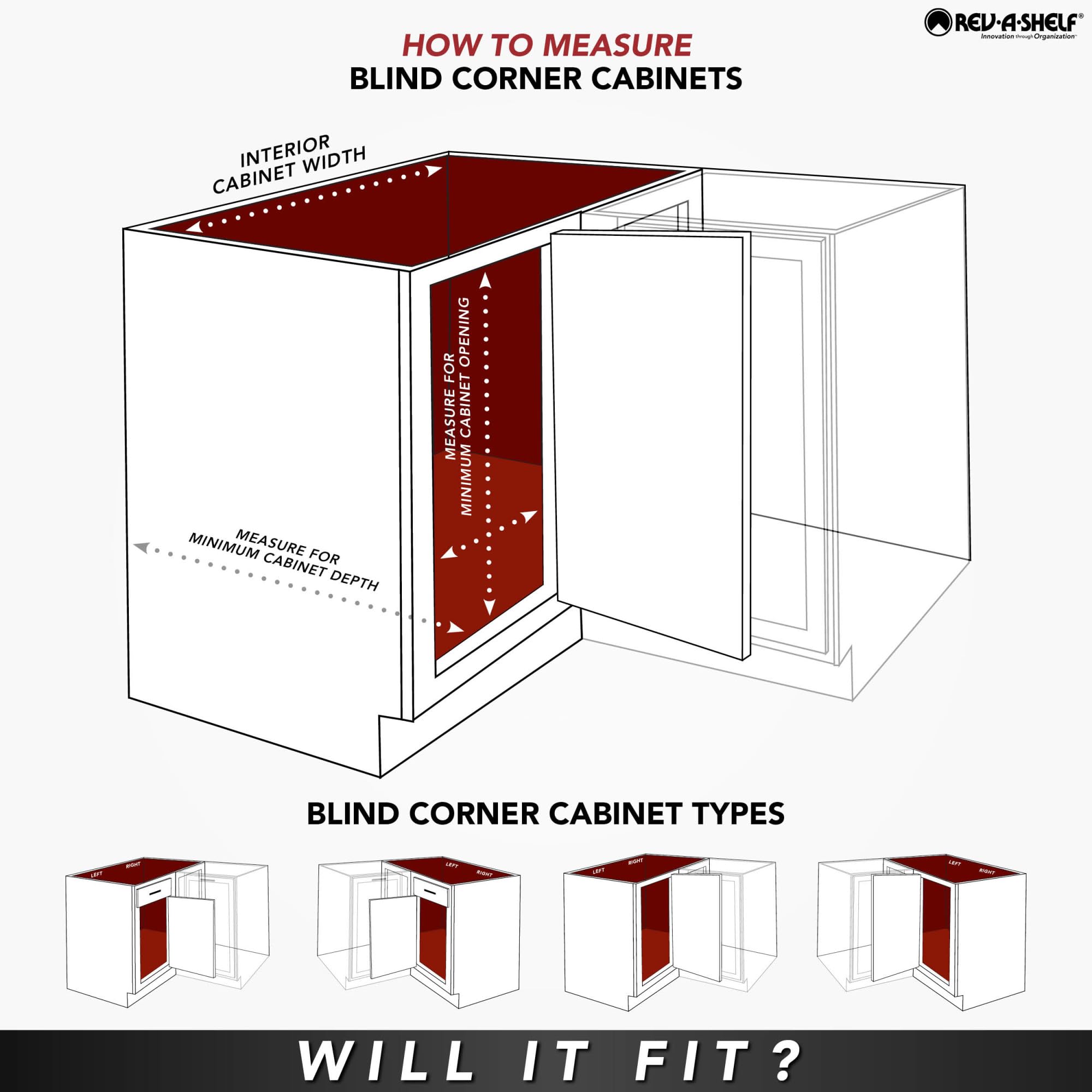 REV-A-SHELF Soft-Close Kit for 5372 Series Blind Corner Organizers - Smooth Cabinet Door Closing Solution for Kitchen Storage Organization