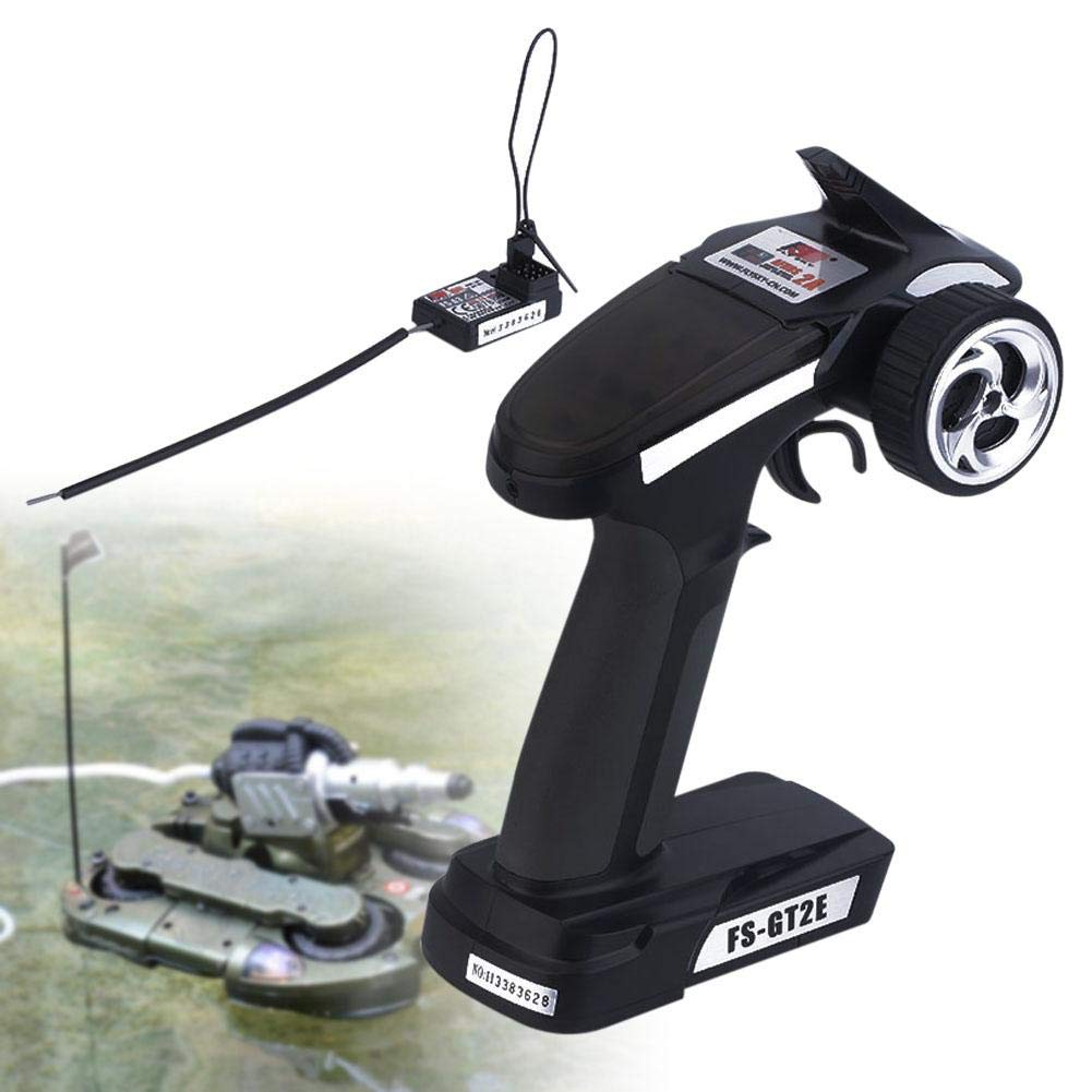 Favrison Wireless Radio Transmitter and Receiver Remote Control System for RC Cars, Boats, Drones - Perfect for Hobbyists, DIY Projects, and Remote-Controlled Vehicles