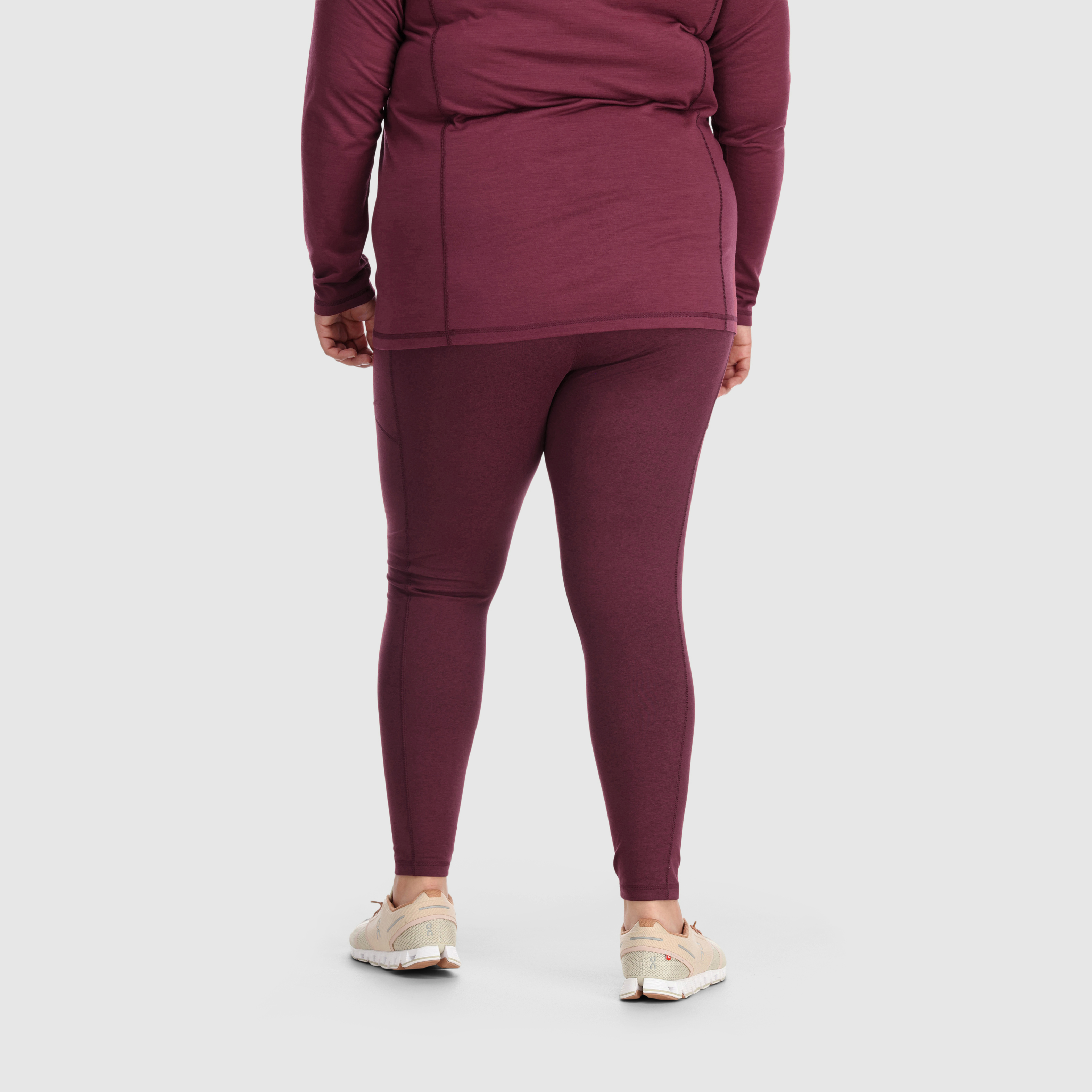 Women's High Waist 7/8 Yoga Leggings - Plus Size Workout Pants for Running, Gym & Lounge - Stretchy Comfort & Tummy Control