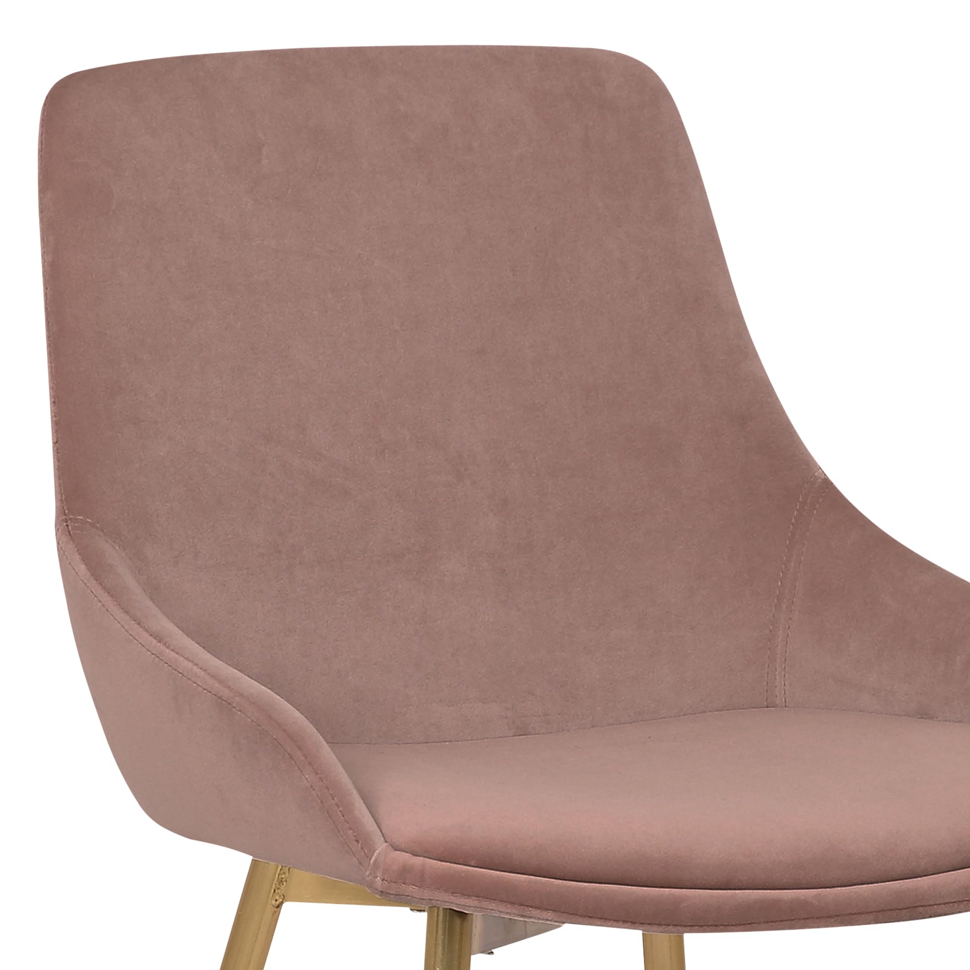Armen Living Heidi Contemporary Fabric Dining Room Accent Chair - 18.5