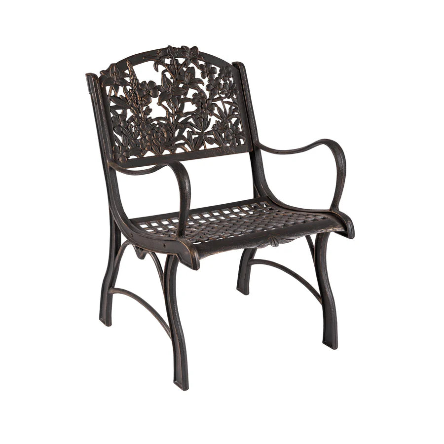 Outdoor Wildflower Chair - Lightweight Folding Camping Chair with Floral Design for Picnics, Beach, Hiking & Backyard Relaxation