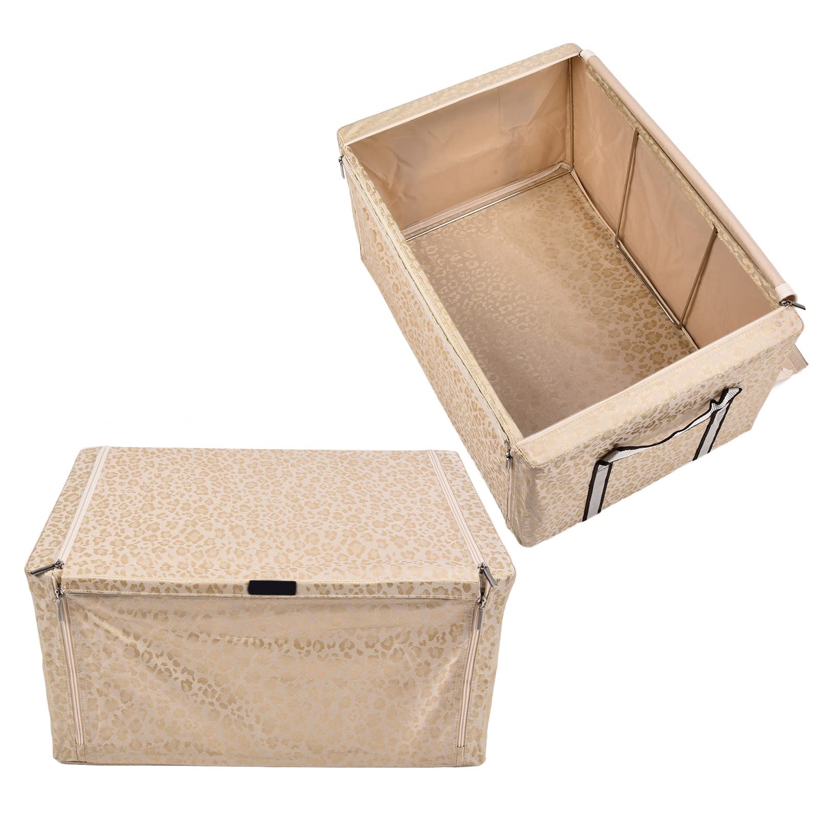 EVTSCAN Foldable Waterproof Storage Box for Clothes & Toys (White) - Home Organization
