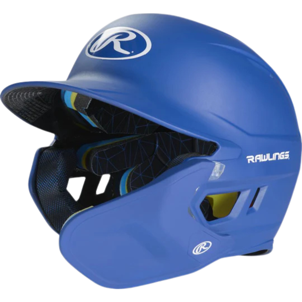 Rawlings MACH Matte Baseball Helmet with Adjustable Face Guard - Royal Blue | Youth & Adult Baseball, Softball, Training, Games