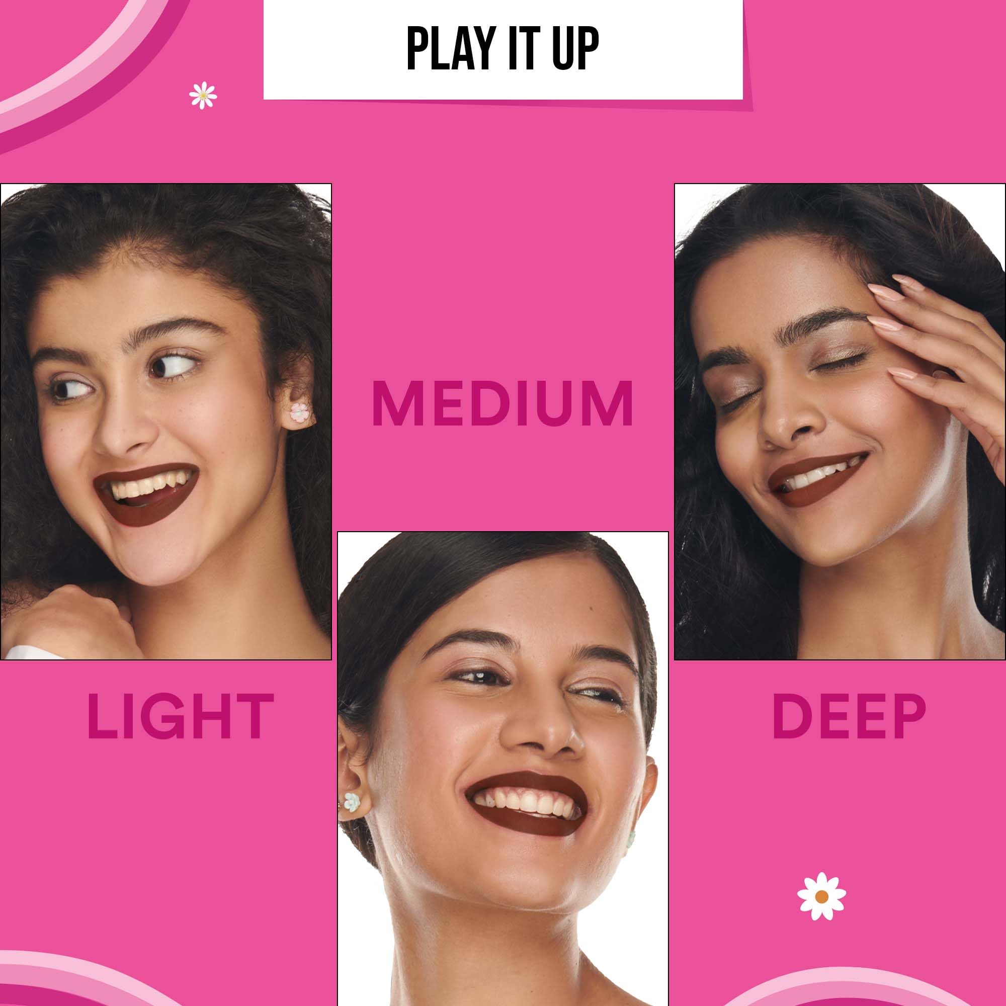 SUGAR POP Matte Lipstick for Women - Long Lasting 8 Hours, Smudge Proof, Vitamin E Infused, Non-Drying Brown Lip Color (17 Cocoa, 1.6ml) | Perfect for Everyday Wear, Date Night & Special Occasions
