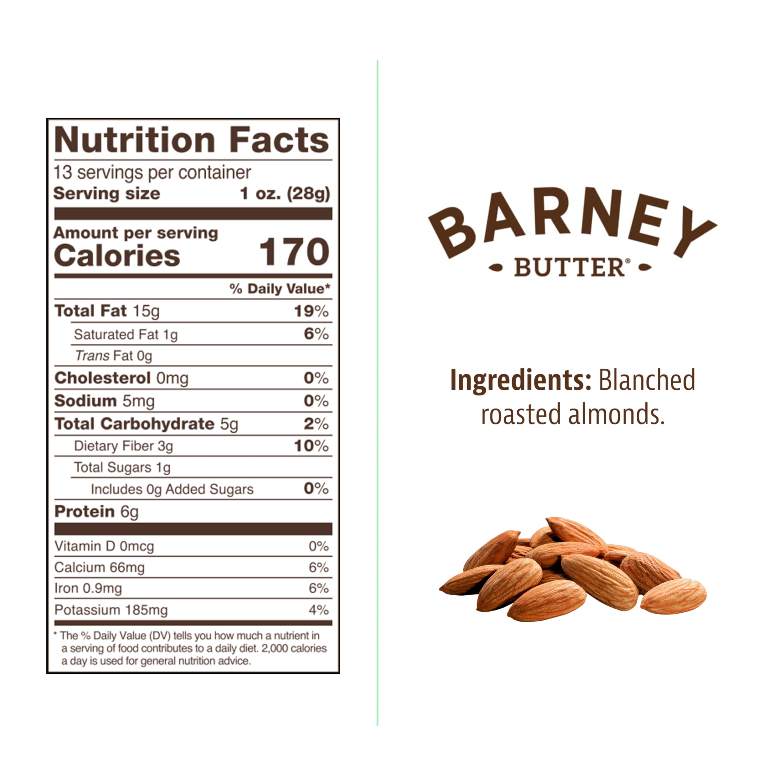 Barney Butter Almond Flour 13oz - Non-GMO, Gluten Free, Keto & Paleo Friendly, Vegan Almond Meal - Perfect for Baking, Smoothies & Healthy Recipes