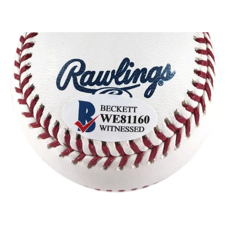 Greg Maddux Autographed Baseball - Hall of Fame 2014 Induction - Official COA - Perfect for Sports Memorabilia Collections & Baseball Fan Gifts