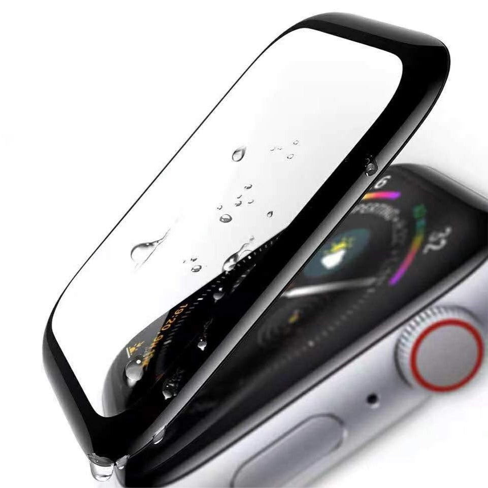 Samsung Galaxy Watch 44mm Screen Protector - 3D Hybrid Tempered Glass Full Coverage for Series 4/5 | Anti-Scratch & Bubble-Free | Perfect for Gym, Running & Outdoor Activities