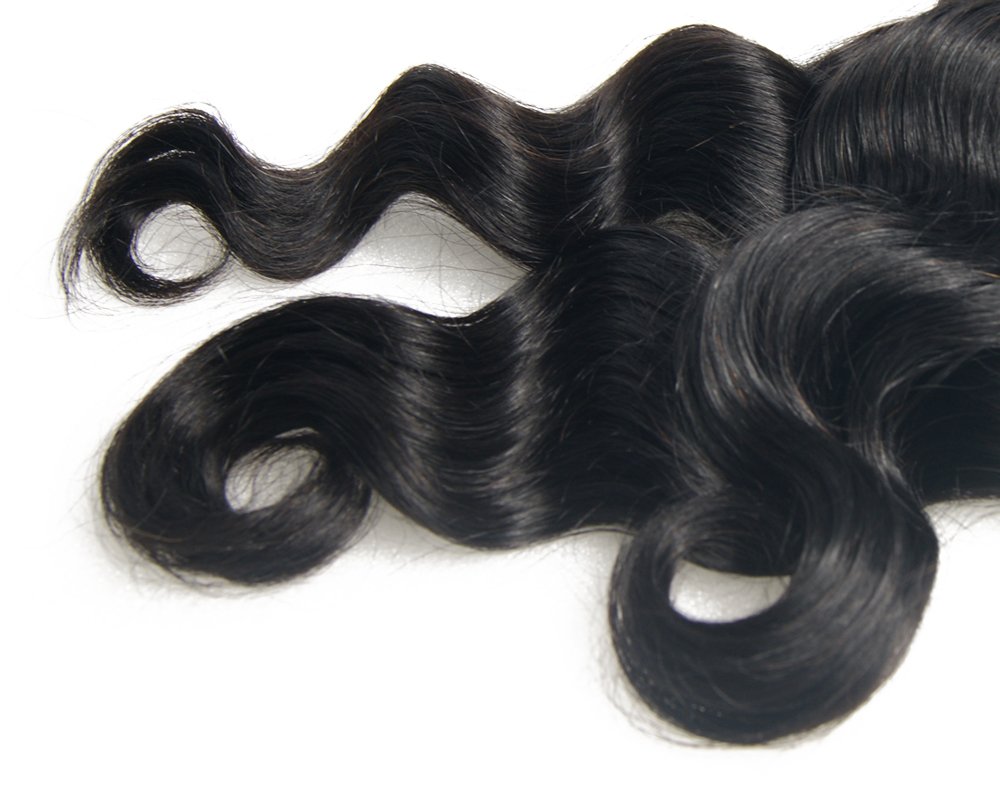 18-Inch 100% Peruvian Human Hair Extensions | Loose Deep Wave Weave | Jet Black Natural Color | For Women's Beauty & Styling | Perfect for Parties, Weddings & Everyday Glam