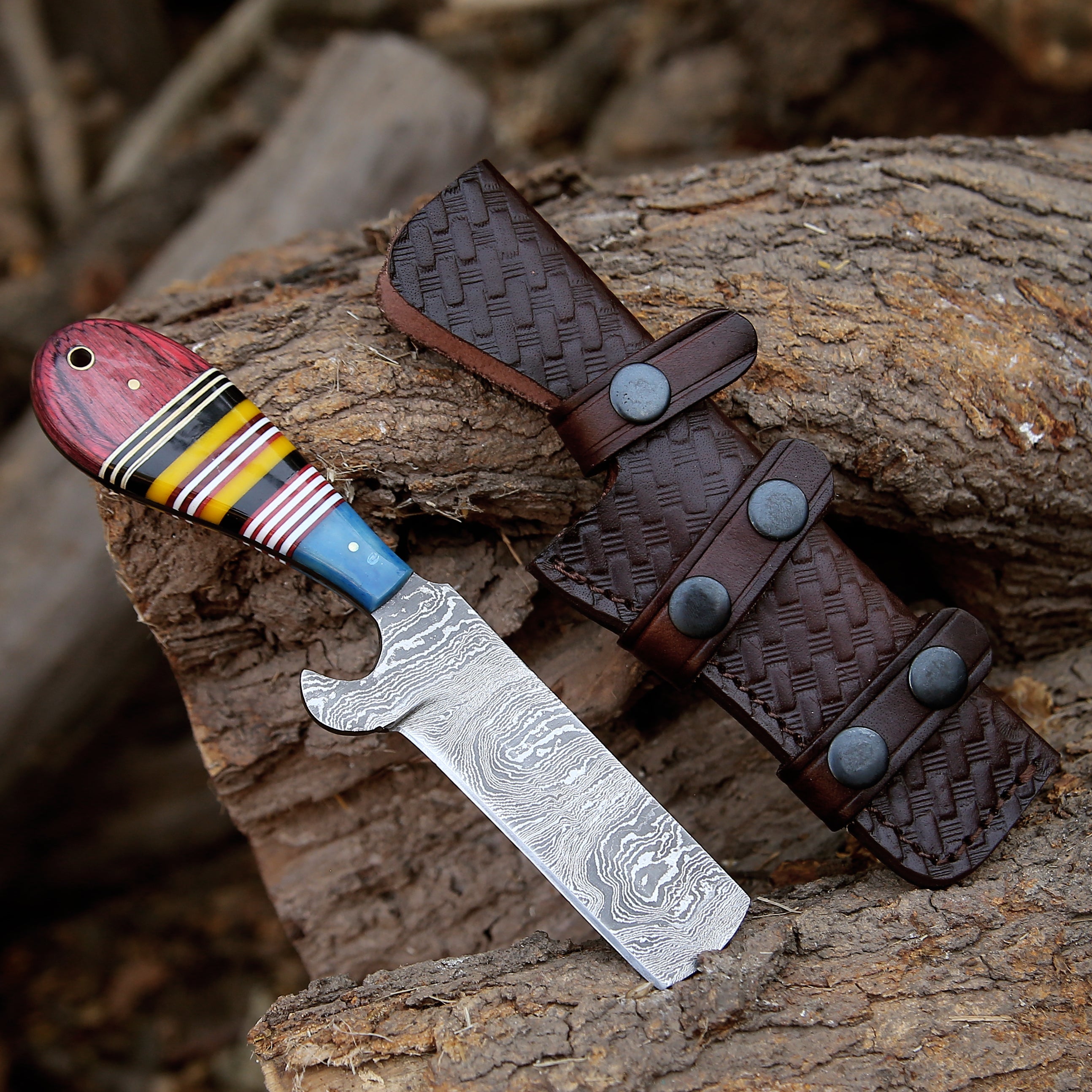 Massacre Bull Cutter Knife - Heavy Duty Hunting & Survival Knife for Outdoor Camping, Bushcraft, and Tactical Use