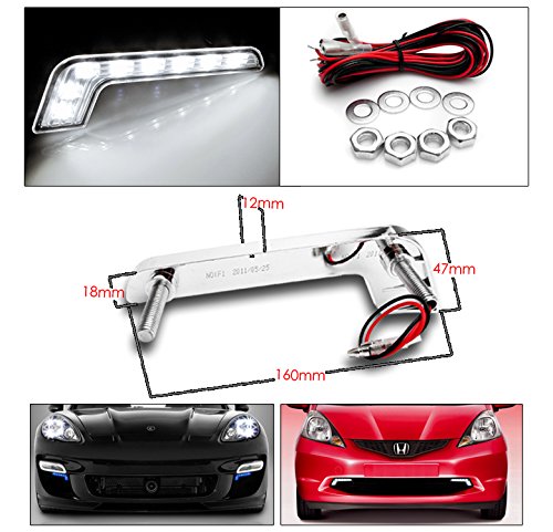 2009-2017 Dodge Journey LED Headlights with DRL - Black Projector for Night Driving
