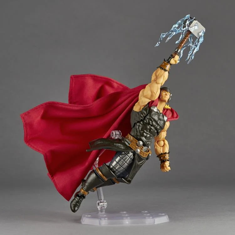 Amazing Yamaguchi Revoltech Action Figure - Thor NR018 - Highly Poseable Collectible for Marvel Fans & Display
