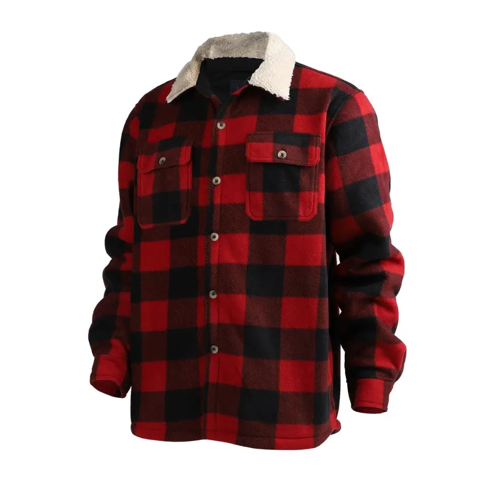 Men's Flannel Jacket - Soft Plaid Shirt Jacket for Men, Lightweight & Warm Outdoor Wear - Perfect for Camping, Hiking & Casual Fall Fashion