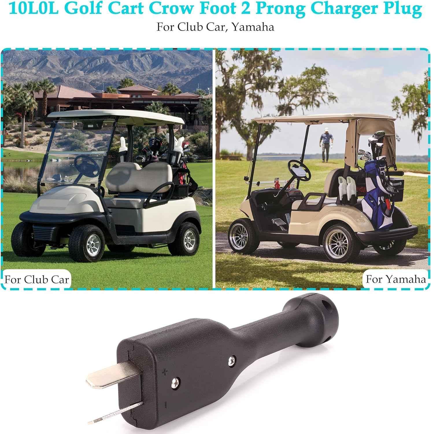 36V Golf Cart Battery Charger Plug - Compatible with EZGO, Yamaha & Club Car Electric Golf Carts | Fast Charging for Home & Golf Course Use