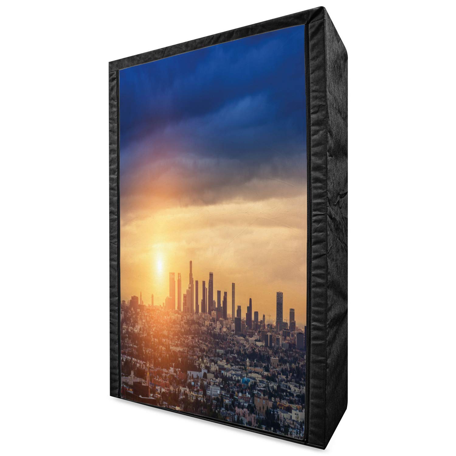 Ambesonne Portable Fabric Wardrobe with Shelves - 42.5