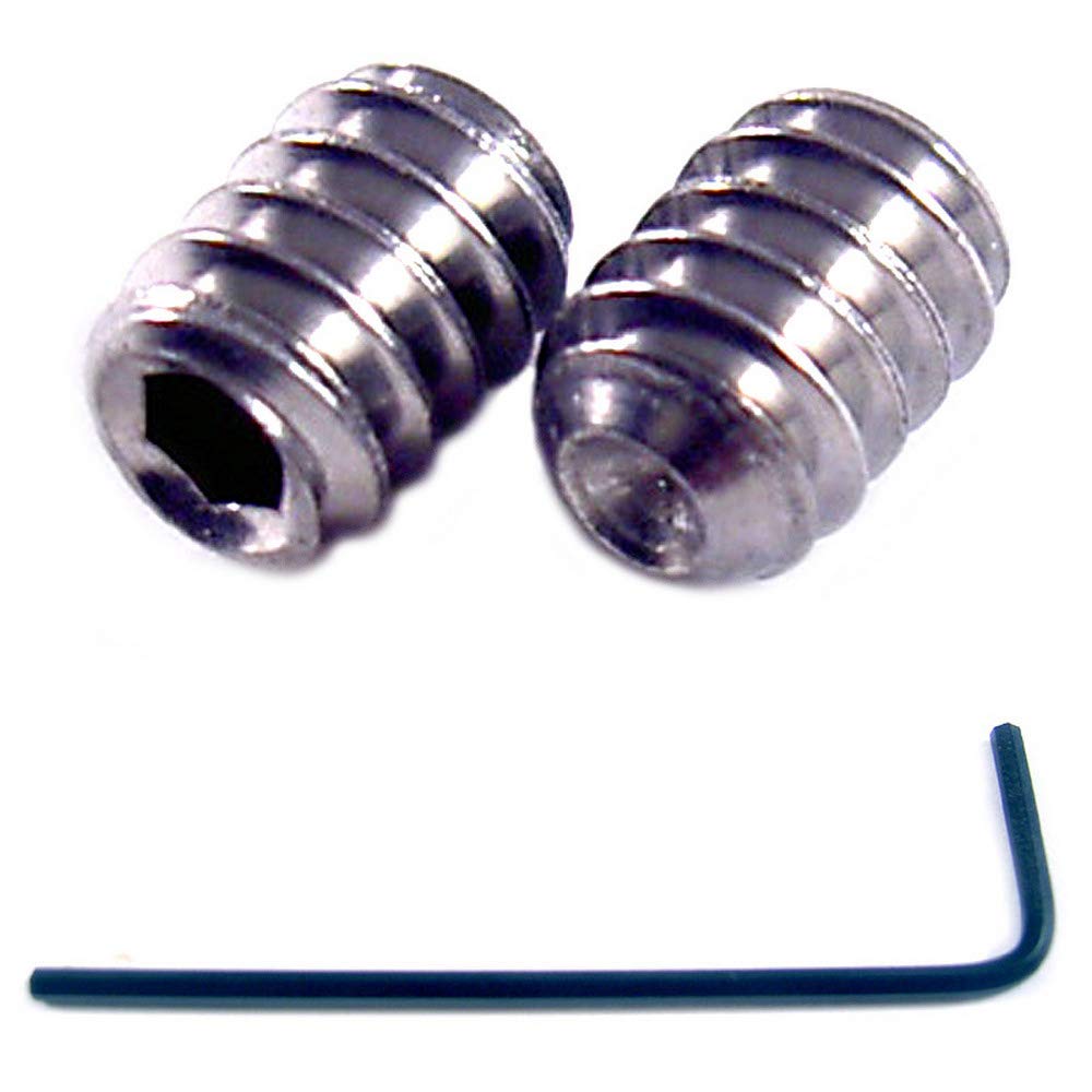 M3 x 4mm Stainless Steel Socket Set Grub Screws Cup Point - 10 Pack with 1.5mm Hex Key Wrench - Perfect for Electronics, Furniture Assembly, and DIY Projects (4mm Length)
