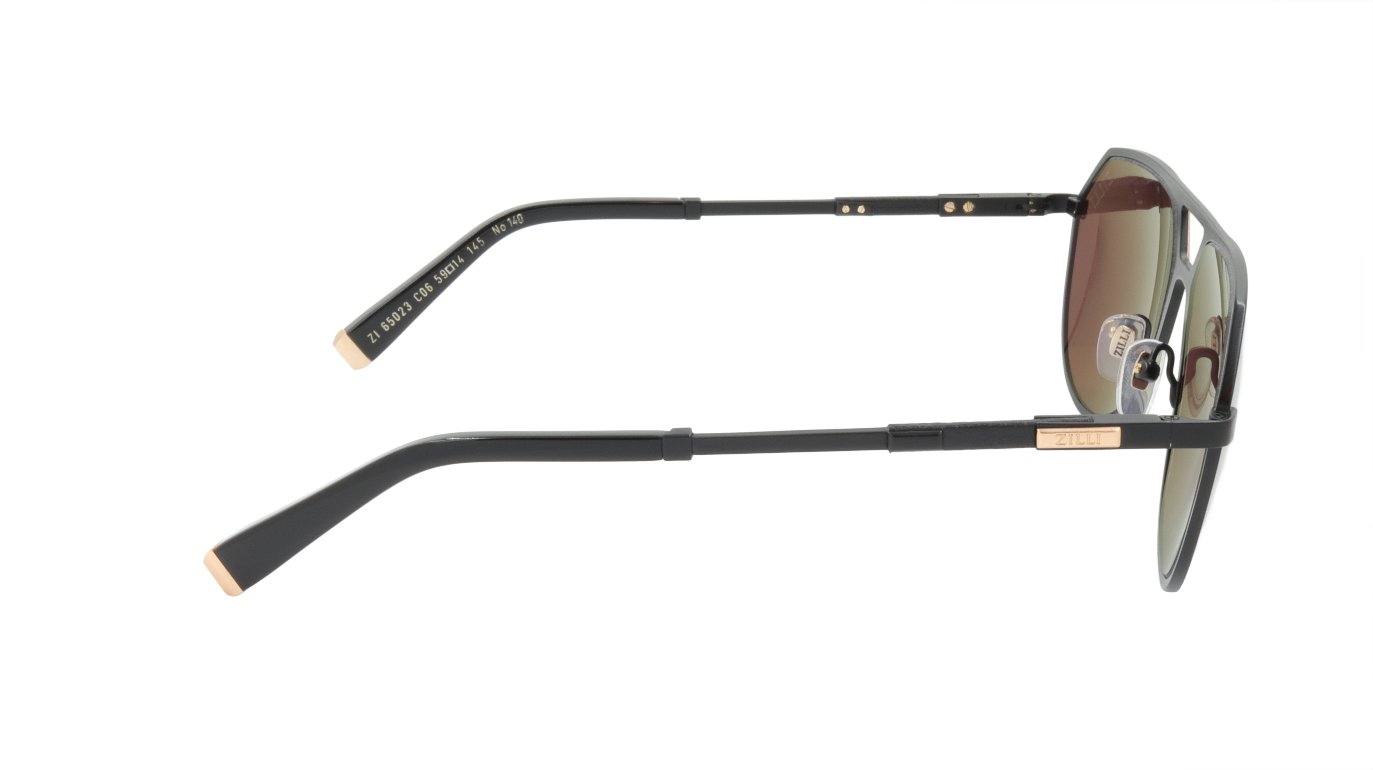 ZILLI Luxury Titanium Acetate Polarized Sunglasses - Handmade in France - Model ZI 65023 C06 - Perfect for Driving, Travel & Fashion Statement