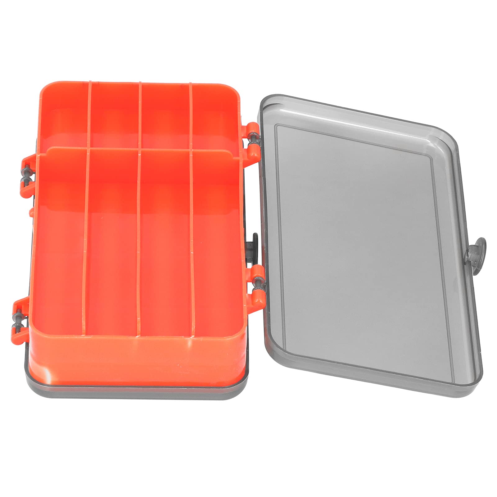 VGEBY Double-Sided Fishing Bait Box - Reversible Plastic Lure Storage Case with Waterproof Design - Organizer for Fishing Hooks, Lures and Tackle Accessories - Perfect for Freshwater & Saltwater Fishing Trips