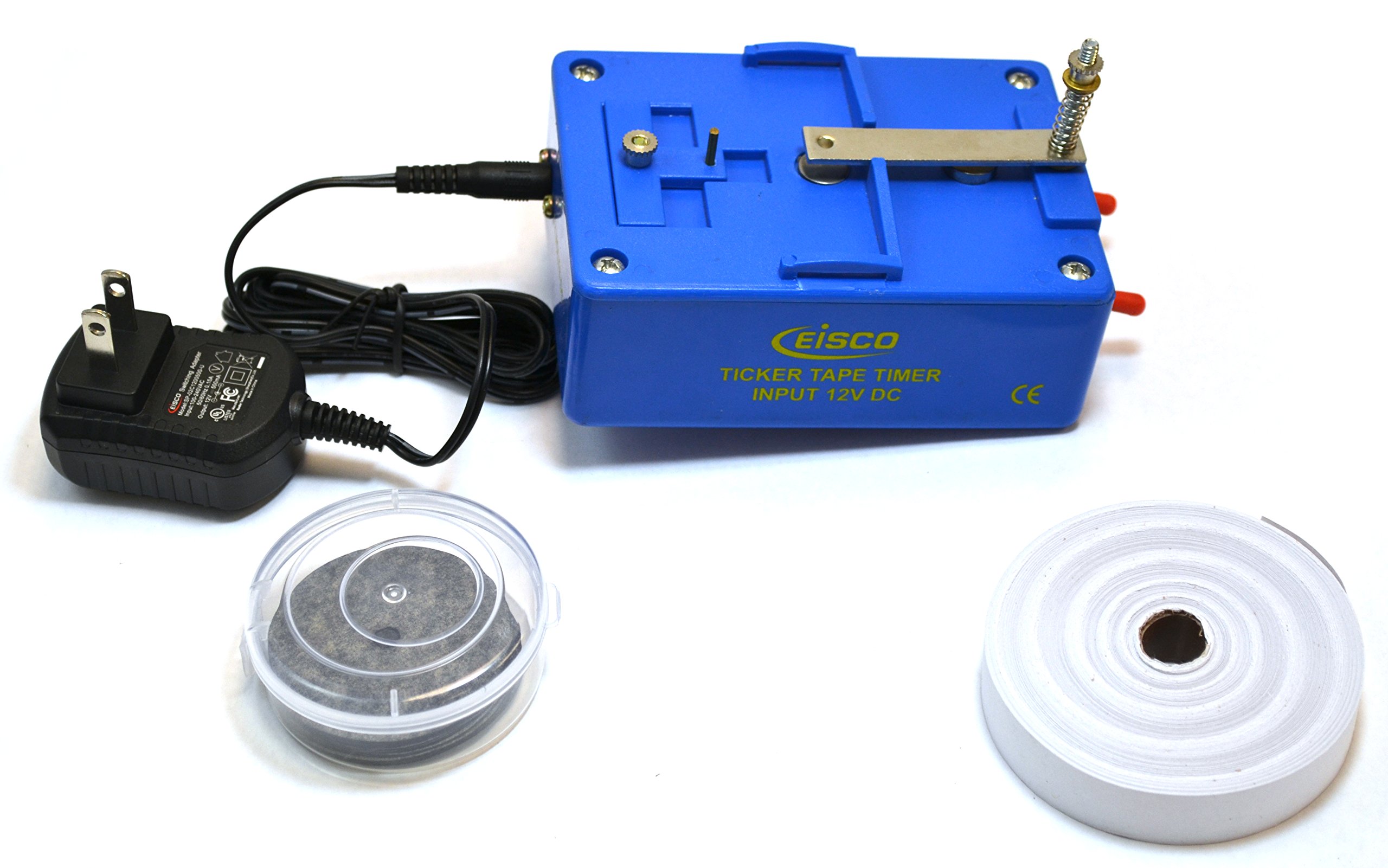 Eisco 2-Speed Ticker Tape Timer with 12V Power Supply - Physics Lab Equipment for Motion & Acceleration Experiments | Perfect for Classroom Demonstrations & STEM Learning Activities