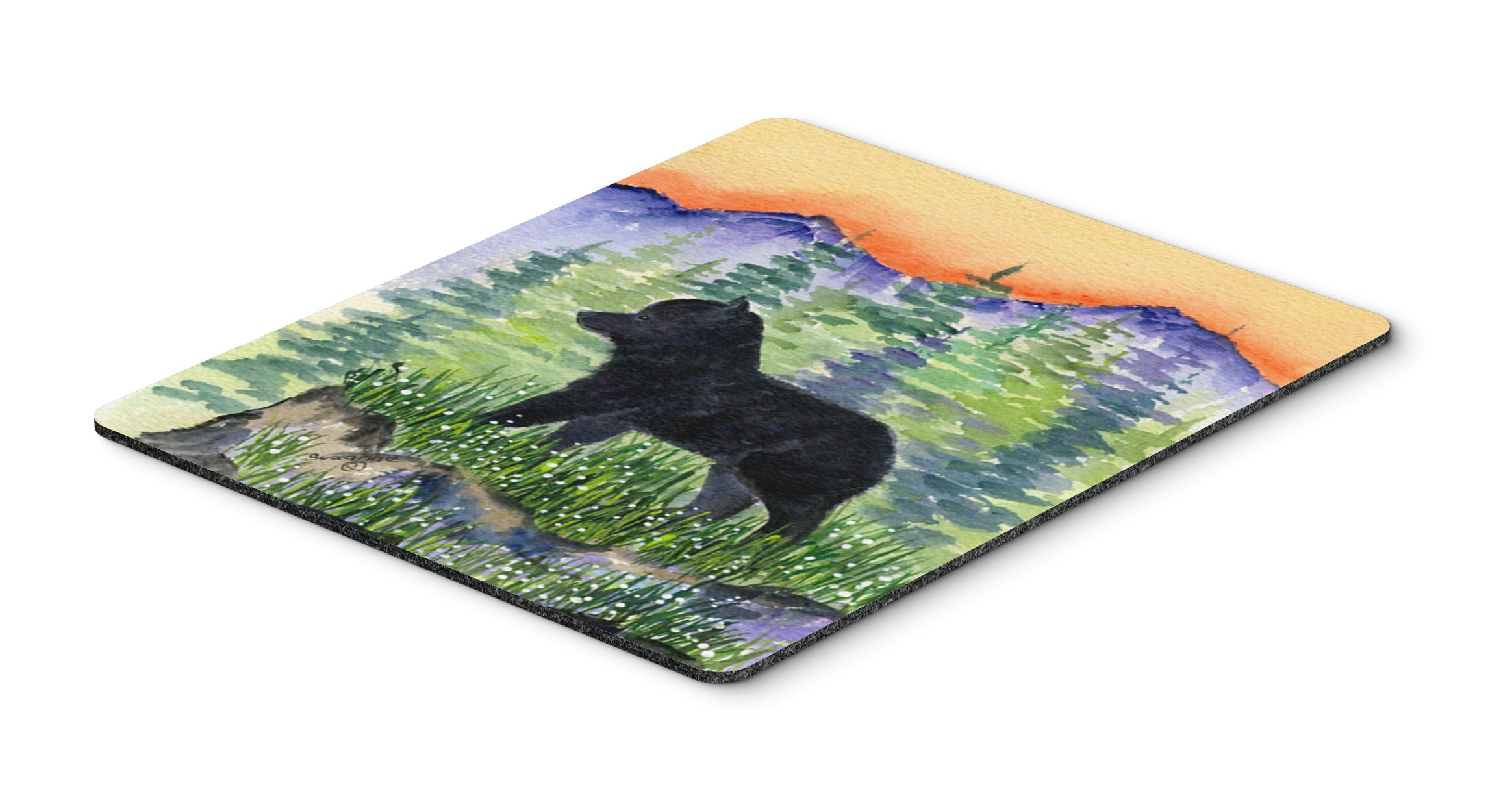 Caroline's Treasures SS8231MP Schipperke Mouse Pad - Large Washable Non-Slip Desk Mat for Home Office, Gaming & Computer Work | Perfect as Hot Pad & Trivet for Kitchen Use
