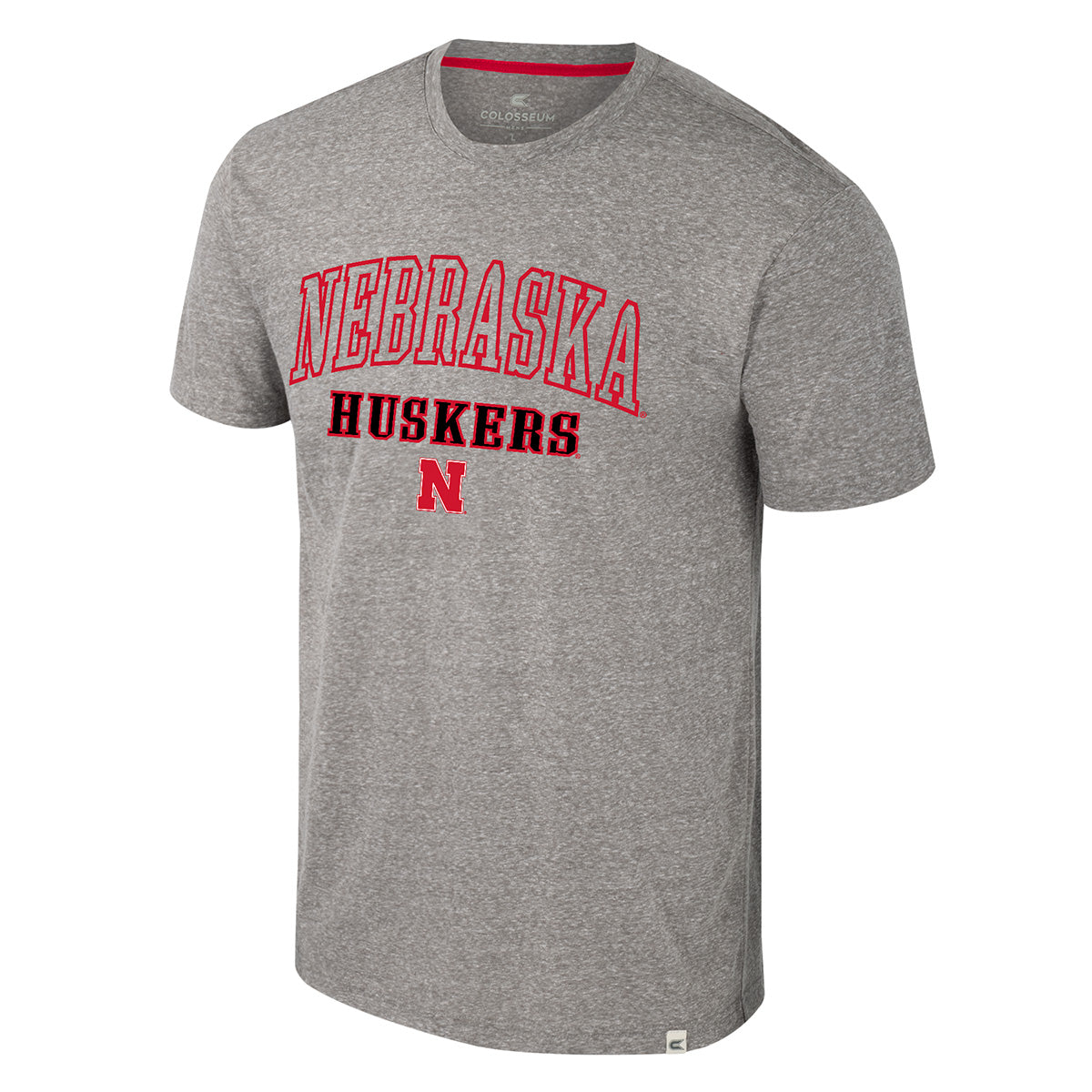 Nebraska Huskers Men's Electromagnetic Graphic T-Shirt - Comfortable Cotton Tee for Game Day, Casual Wear & Fan Apparel