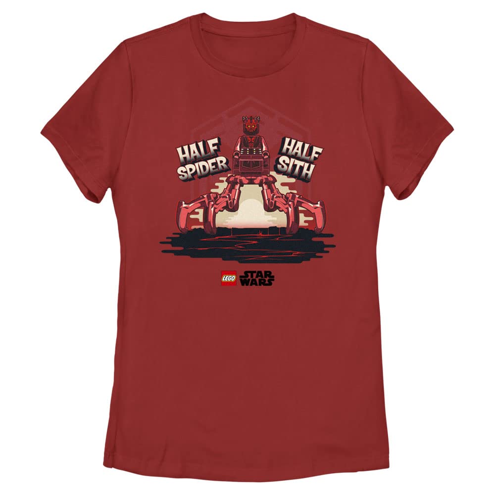 Lego Star Wars Sith Spider Women's Short Sleeve Graphic T-Shirt - Casual Cotton Tee for Fans, Cosplay & Everyday Wear
