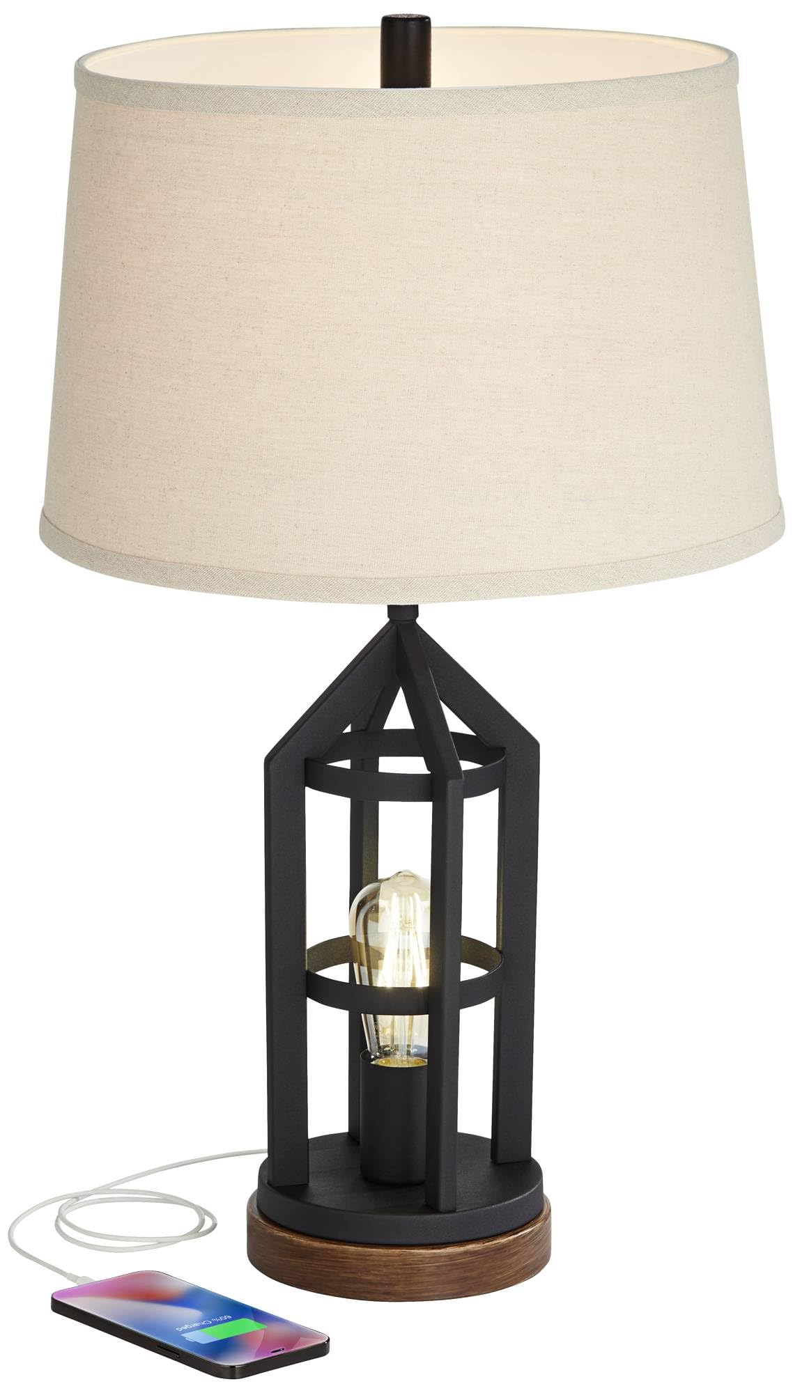 Franklin Iron Works Lucas Western Table Lamps Set of 2 - 26