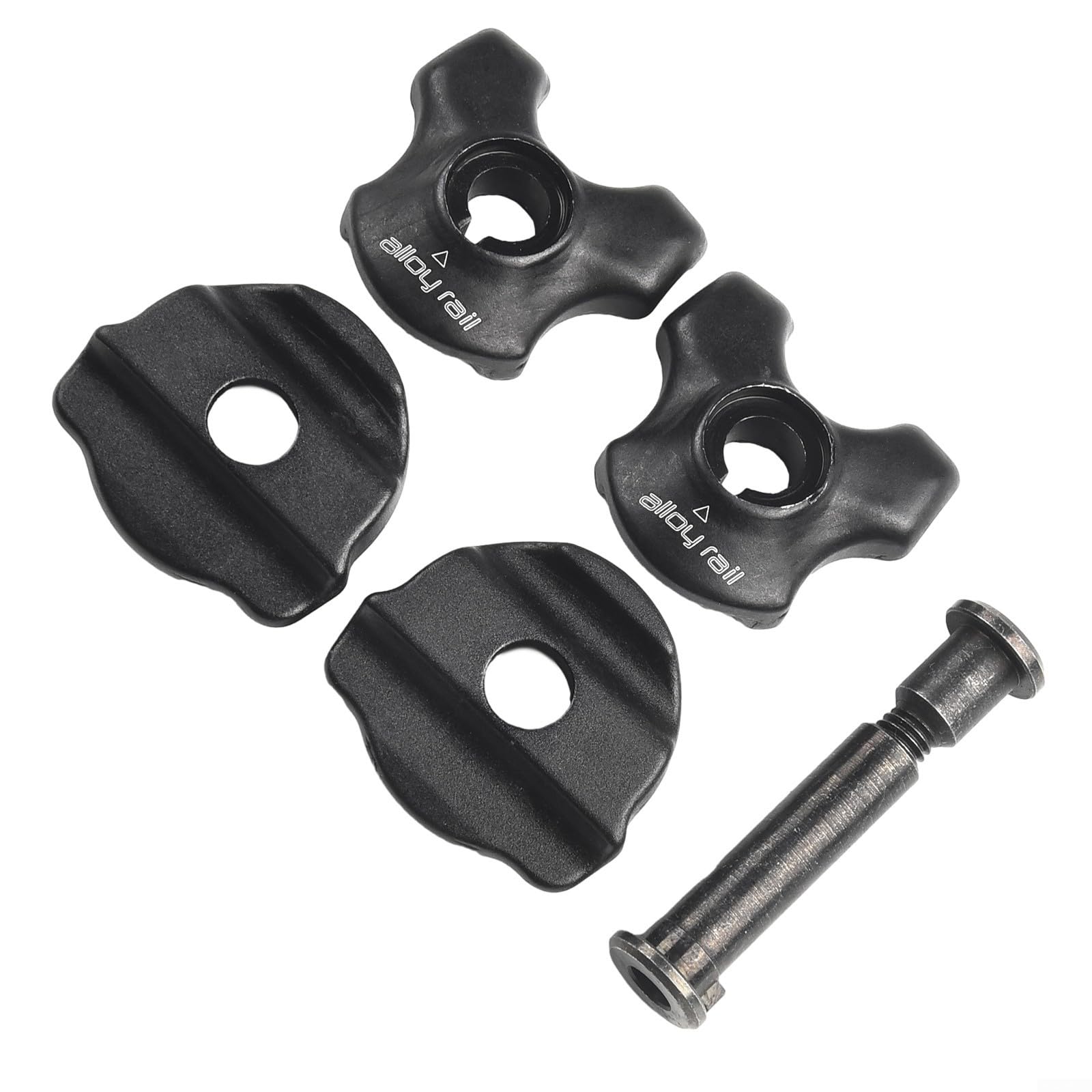 2Pcs Bike Seatpost Clamp - Universal Oval/Round Clip for Carbon Saddle Rails (7x7mm) | Compatible with Road & Mountain Bikes | Secure & Durable Cycling Accessory