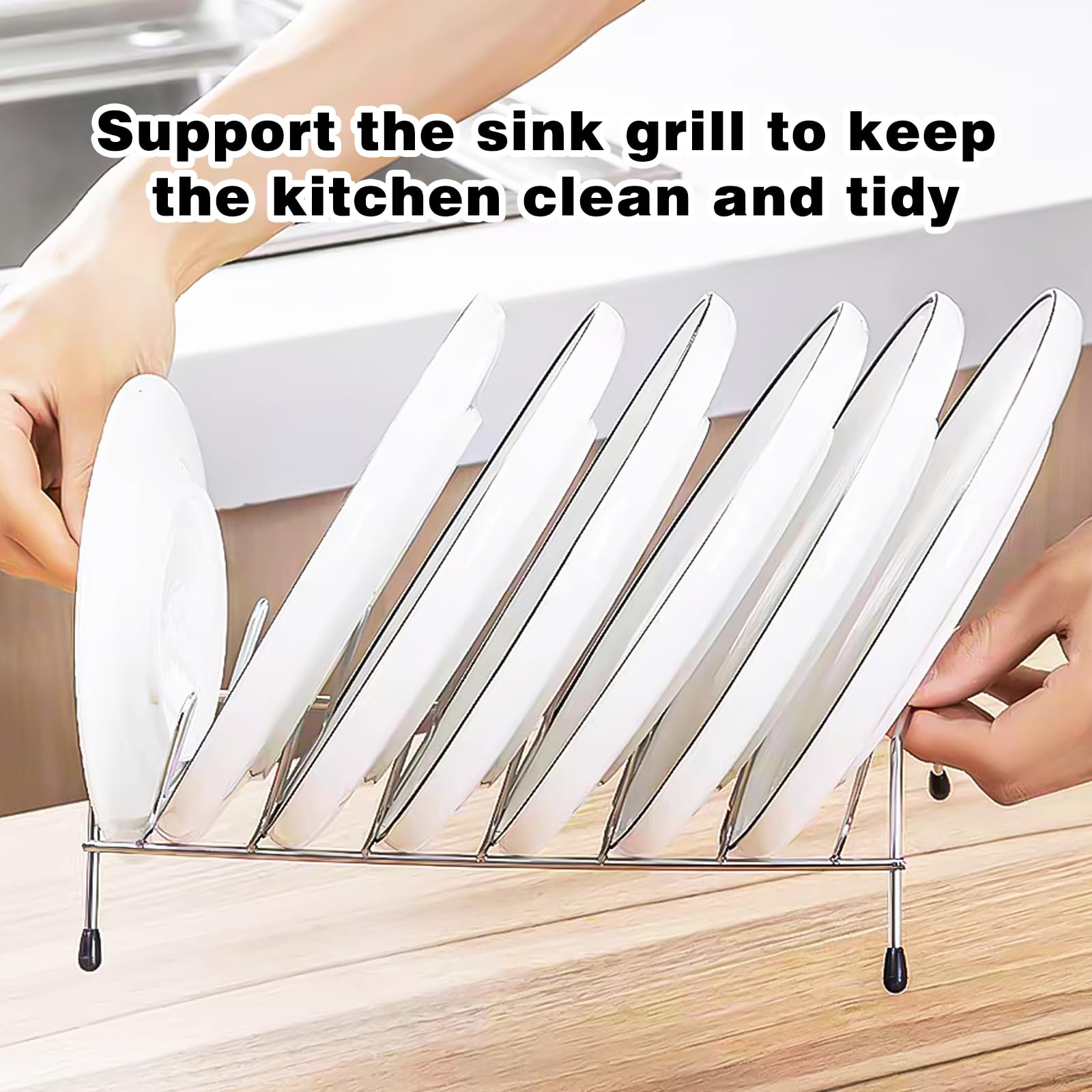 60-Piece Kitchen Sink Accessories Set - Black Sink Rack Feet, Rubber Grid Protectors & Wire Bumpers for Sink Protection - Durable Replacement Parts for Kitchen Sink Organization & Safety (Perfect for Daily Dishwashing & Food Prep)