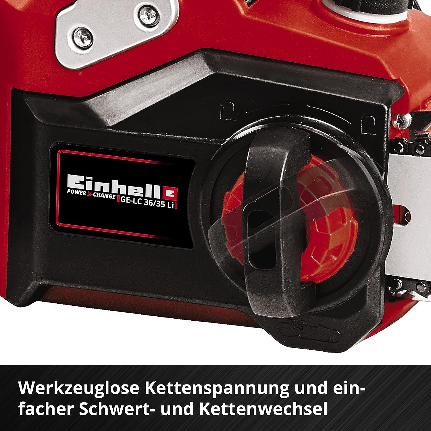 Einhell GP-LC 36/35 Li-Solo Cordless Chainsaw - 36V Brushless Motor, 33cm Cutting Length, 15m/s Speed (Battery & Charger Not Included) | Perfect for Tree Trimming, Firewood Cutting & Yard Maintenance
