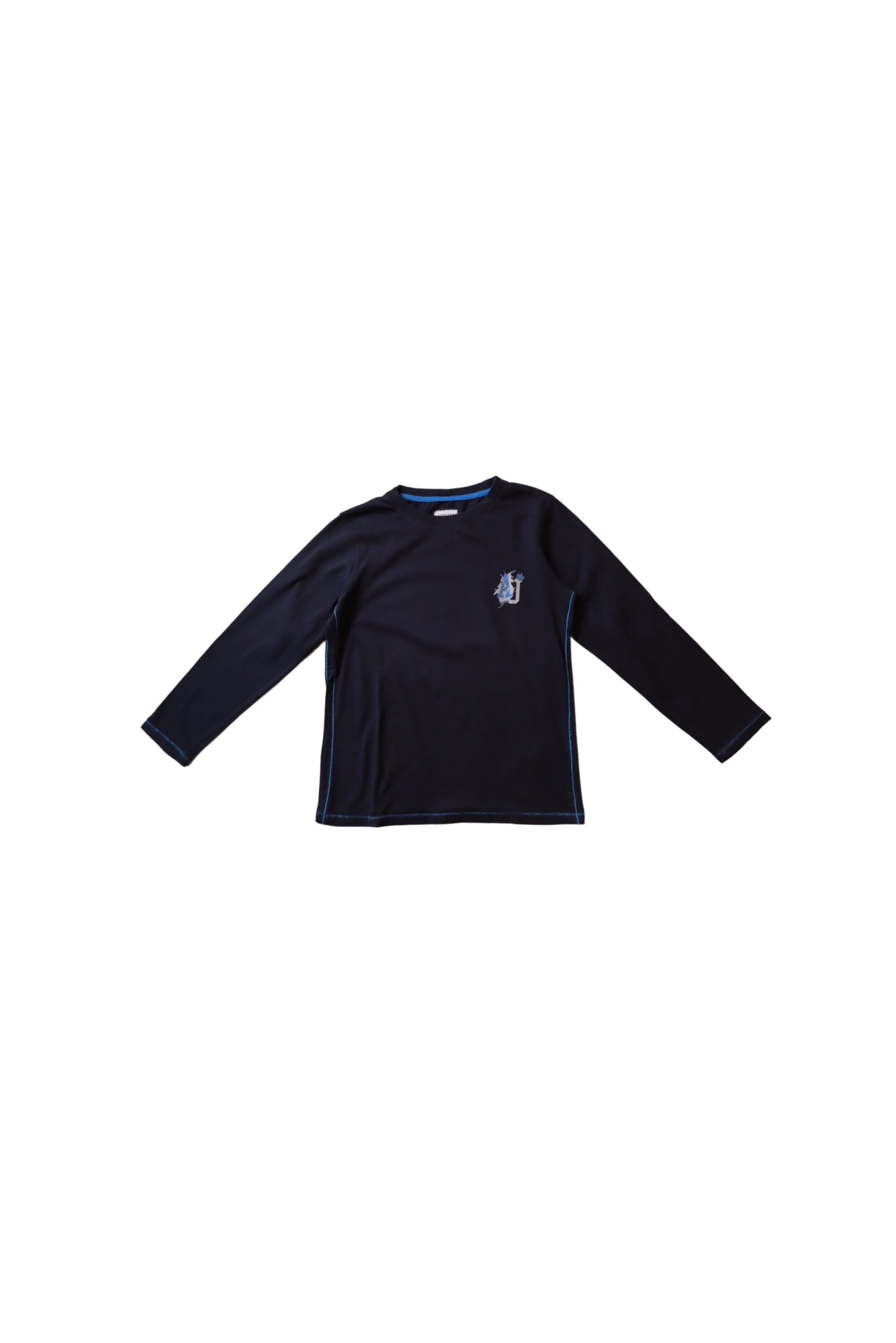 Armani Long Sleeve Top for Girls Size 6T (118cm) - Elegant Cotton Blouse for School, Parties & Special Occasions