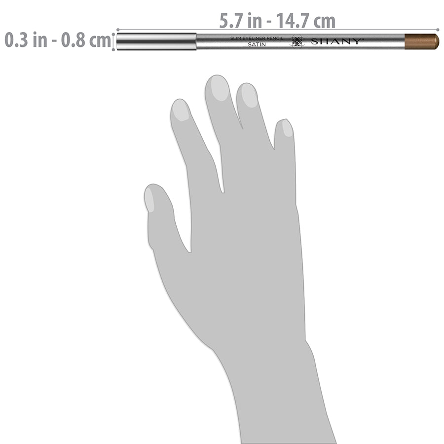 Waterproof Slim Eye Liner Pencil - Long Lasting Smudge Proof Eyeliner for Precise Definition | Perfect for Everyday Makeup & Special Occasions