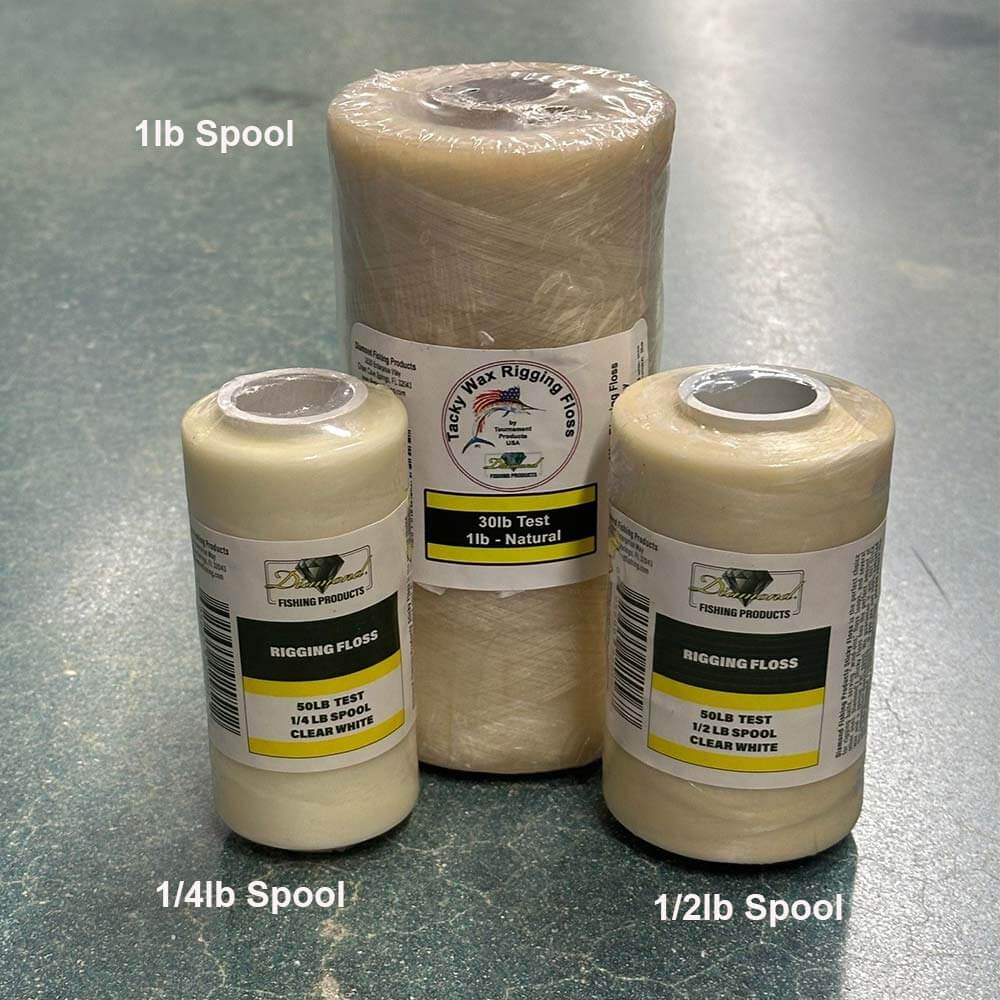 1/2lb Natural Tacky Wax Rigging Floss - Diamond Brand - Perfect for Fishing, Jewelry Making & Crafting