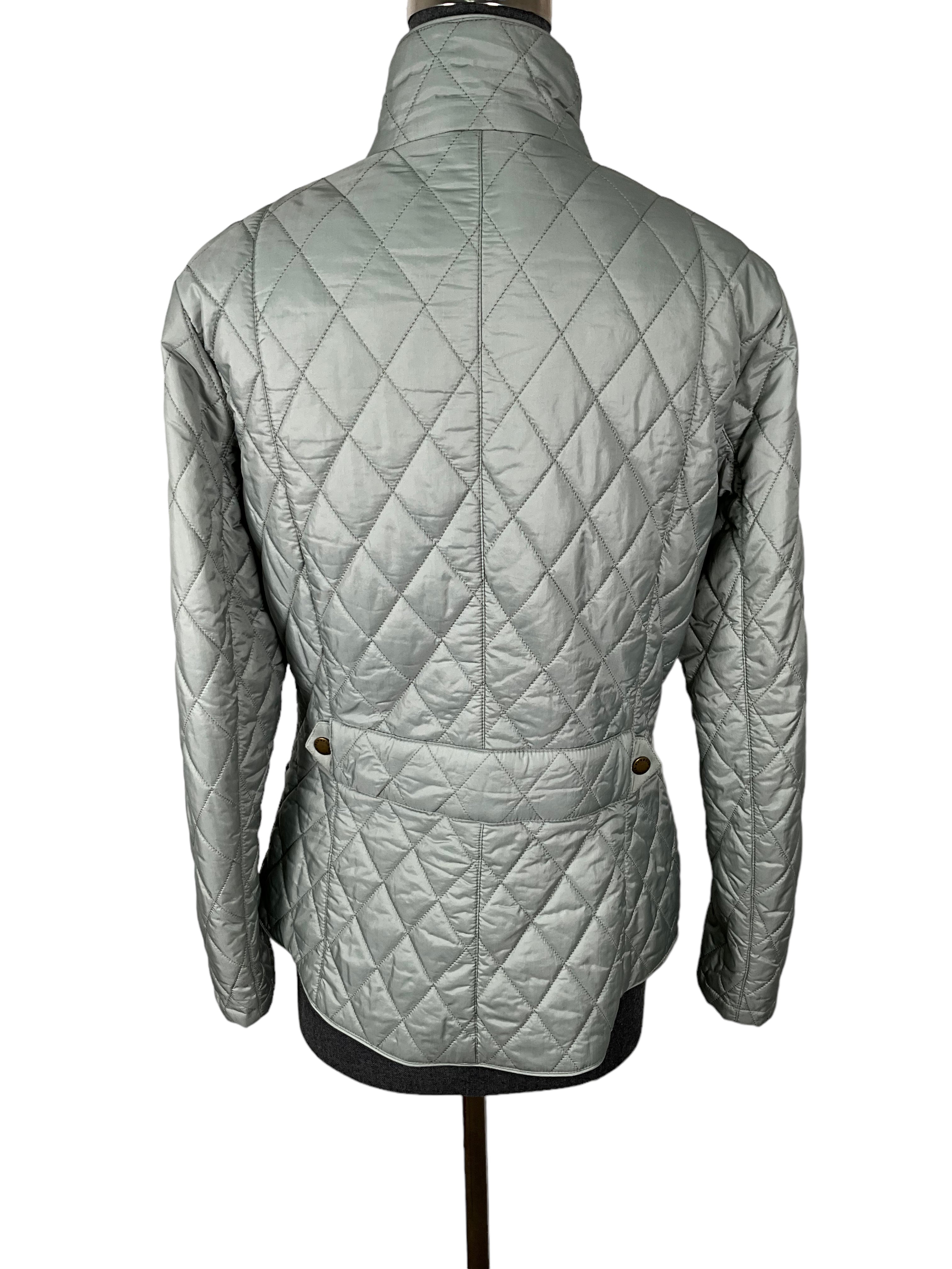 Barbour Light Olive Quilted Jacket for Women - Size S - Classic Waterproof Outdoor Coat for Hiking, Camping & Countryside Walks