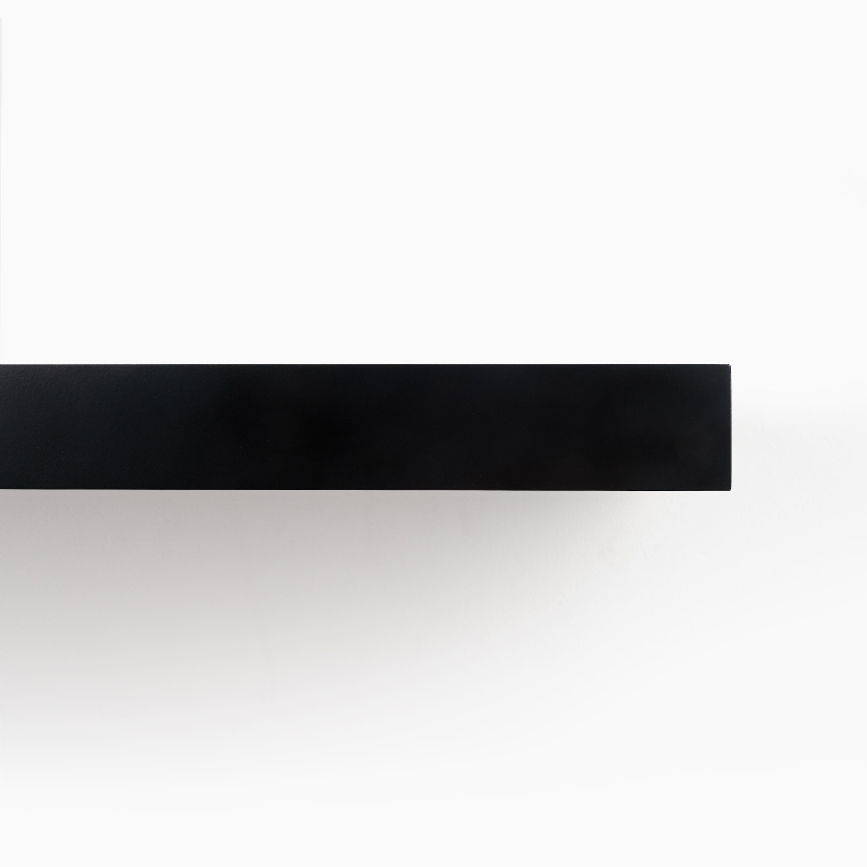Aksel Inlay Black Floating Shelf - Modern Wall Mounted Storage for Living Room, Bathroom & Kitchen Decor