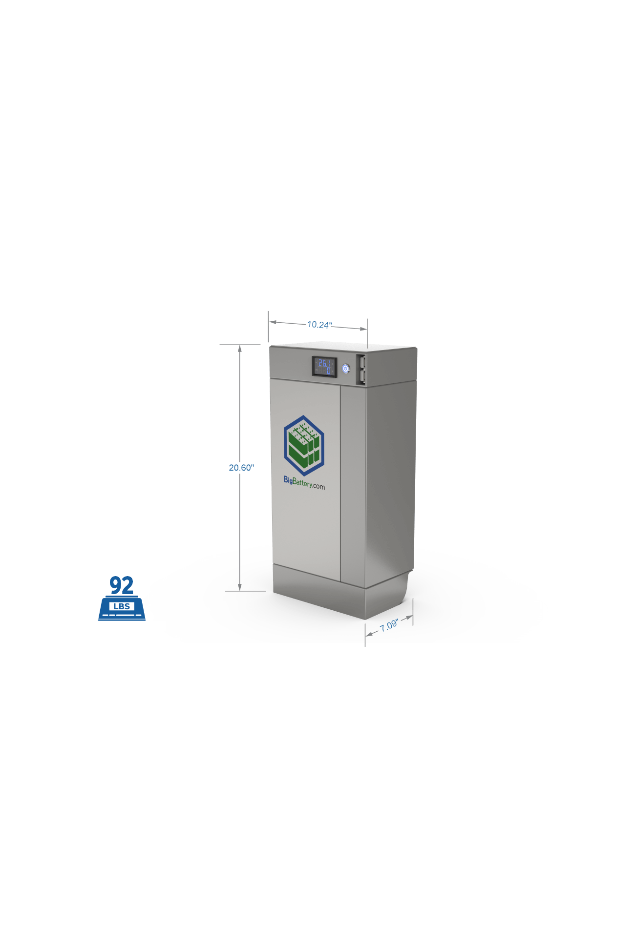 24V 120Ah LiFePO4 Deep Cycle Battery for MULE - 3kWh Power - Perfect for Off-Grid Solar, RV, Marine & Golf Cart Applications