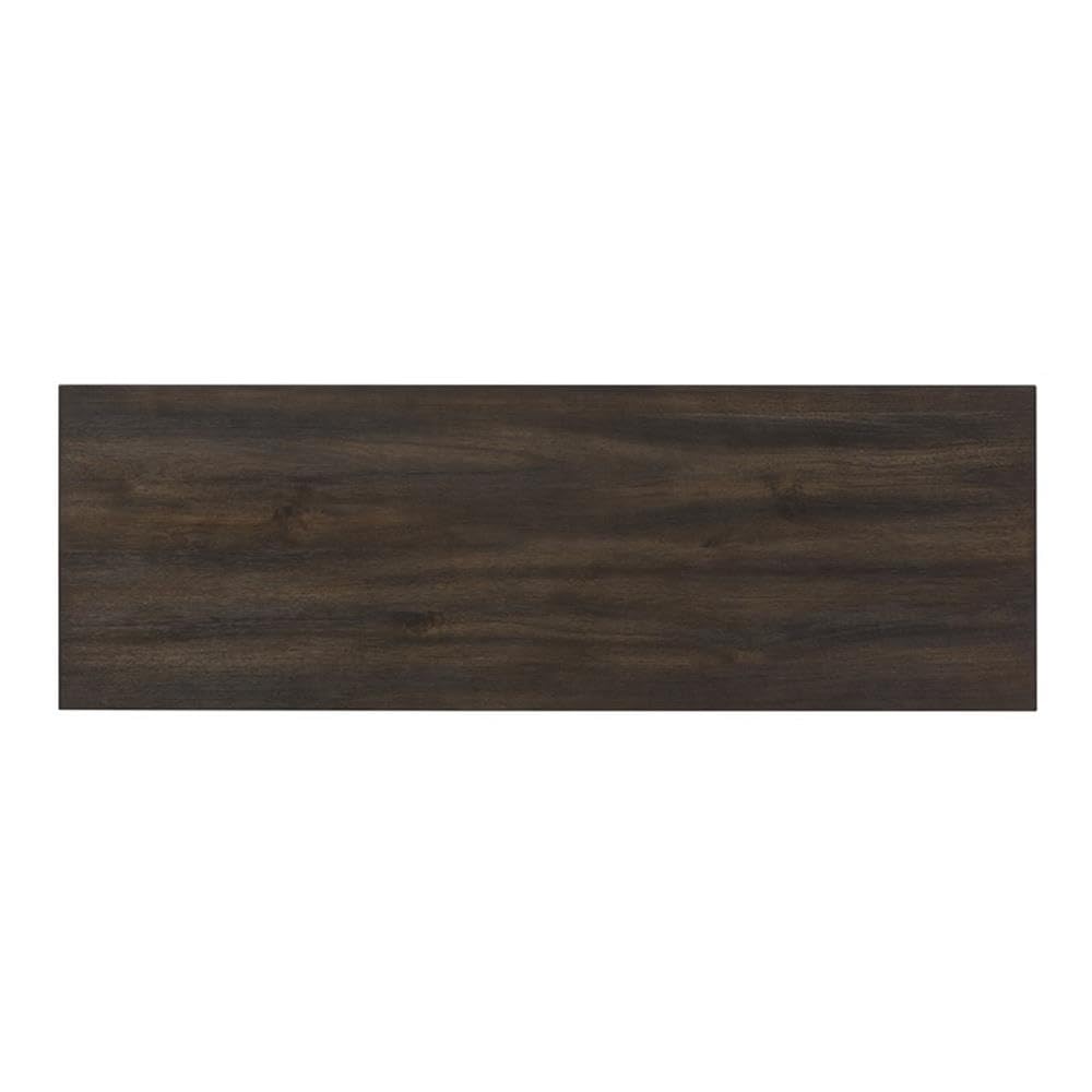 Liberty Furniture Double Bridge Dark Brown Sideboard - Elegant Buffet Cabinet for Dining Room, Living Room & Entryway Storage | Solid Wood Construction & Spacious Drawers