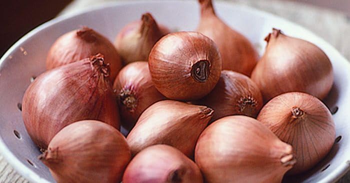 Fresh USA Grown Non-GMO Shallots (Allium schoenoprasum) - Sweet Onion Flavor, 2 Pound Bulk Pack - Perfect for Cooking, Salads & Gourmet Recipes