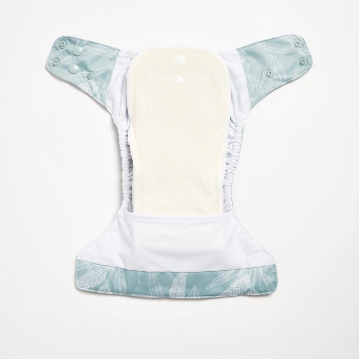 EcoNaps Modern Cloth Diaper - Reusable & Eco-Friendly Baby Nappy | Ocean Native Print | Perfect for Daycare, Travel & Eco-Conscious Parenting