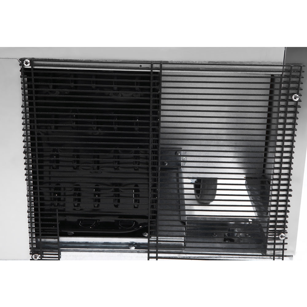 Atosa MGF8403 60-Inch 2-Door Undercounter Commercial Refrigerator - 17.2 Cu. Ft. Capacity - Perfect for Restaurants, Cafes, and Bars - Energy Efficient & Space-Saving Design